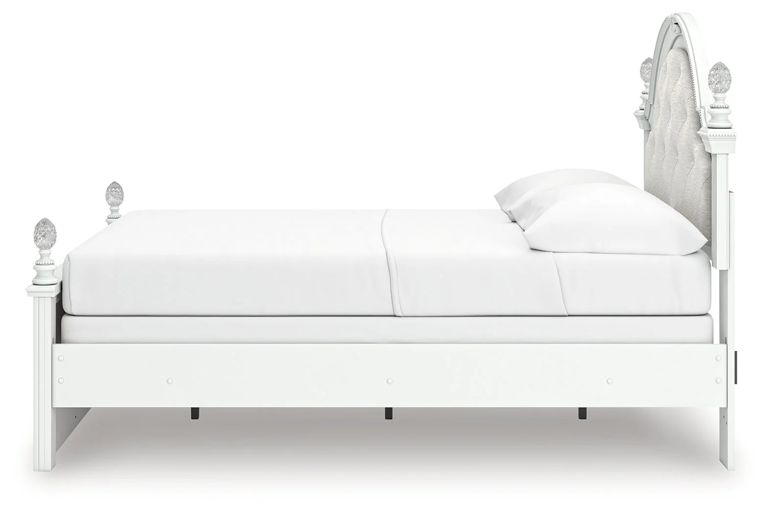 Kozlani White Full Upholstered Panel Bed (Online Special Price) - Image 8