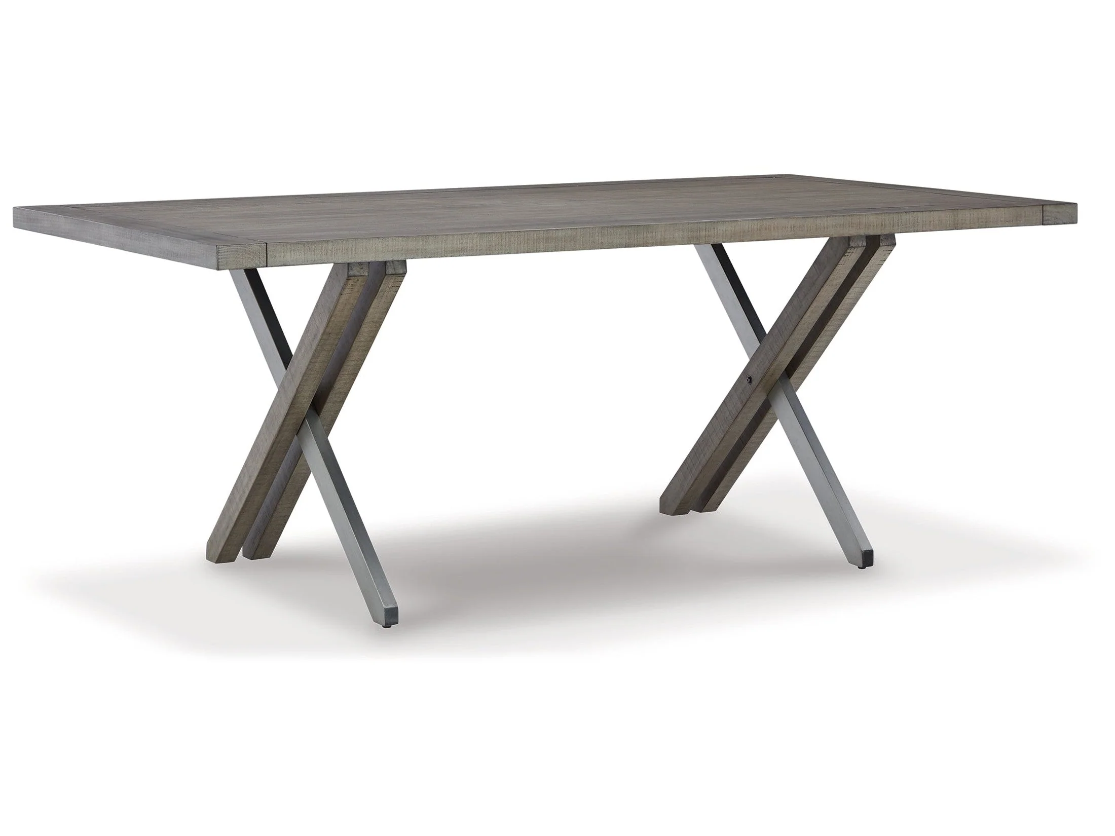 Krystanza Weathered Gray Dining Table (Online Special Price)