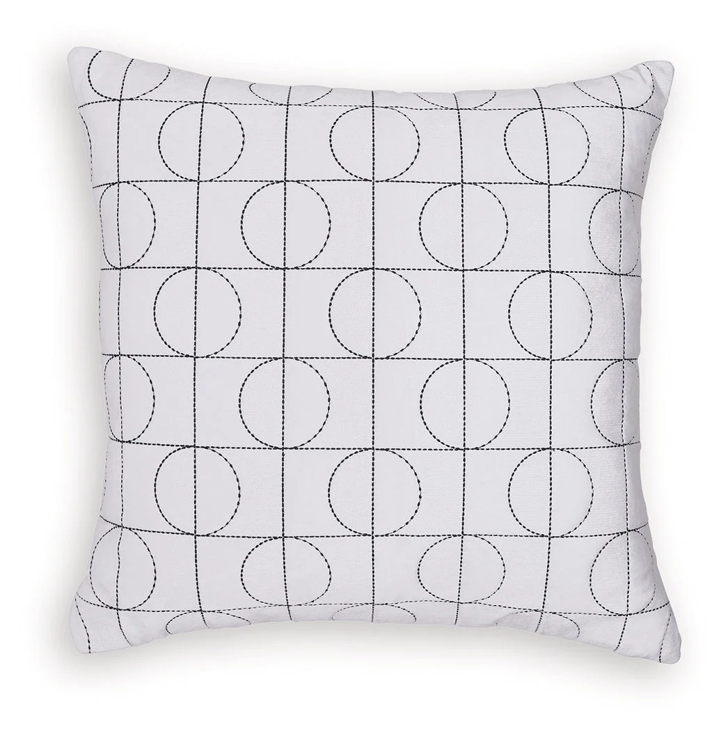 Kydner White/Black Pillow (4/CS) (Online Special Price) - Image 2