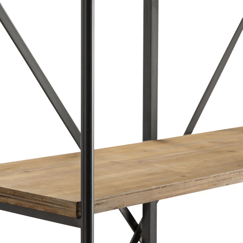 La Salle Natural/Black Bookshelf - Image 4