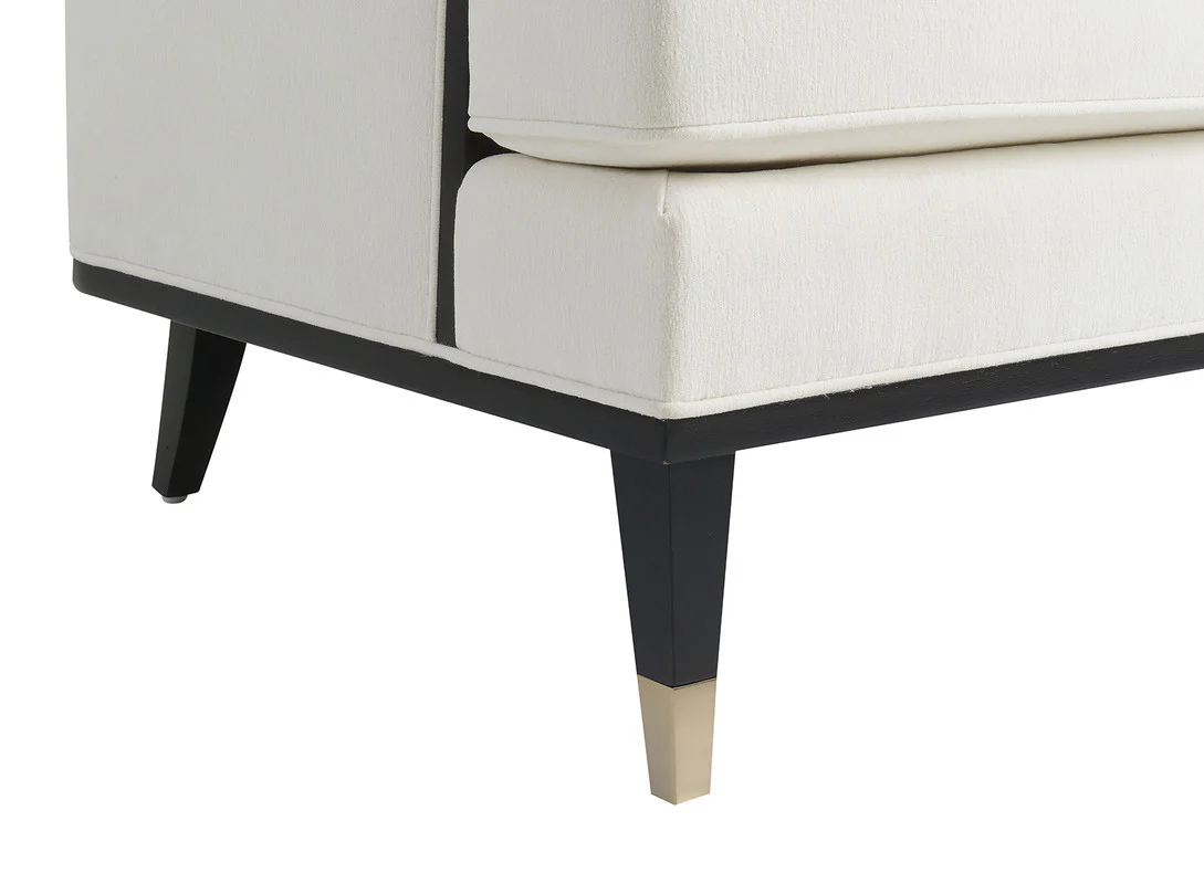 La Salle White Loveseat - Image 8