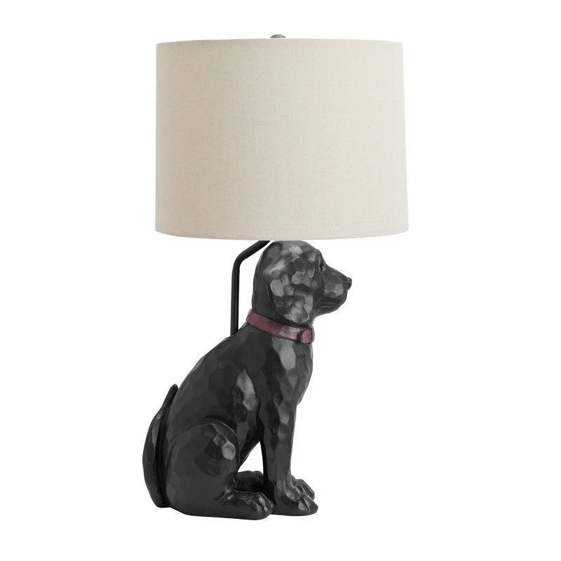 Labrador Black/Brown Table Lamp (Set of 2) - Image 3