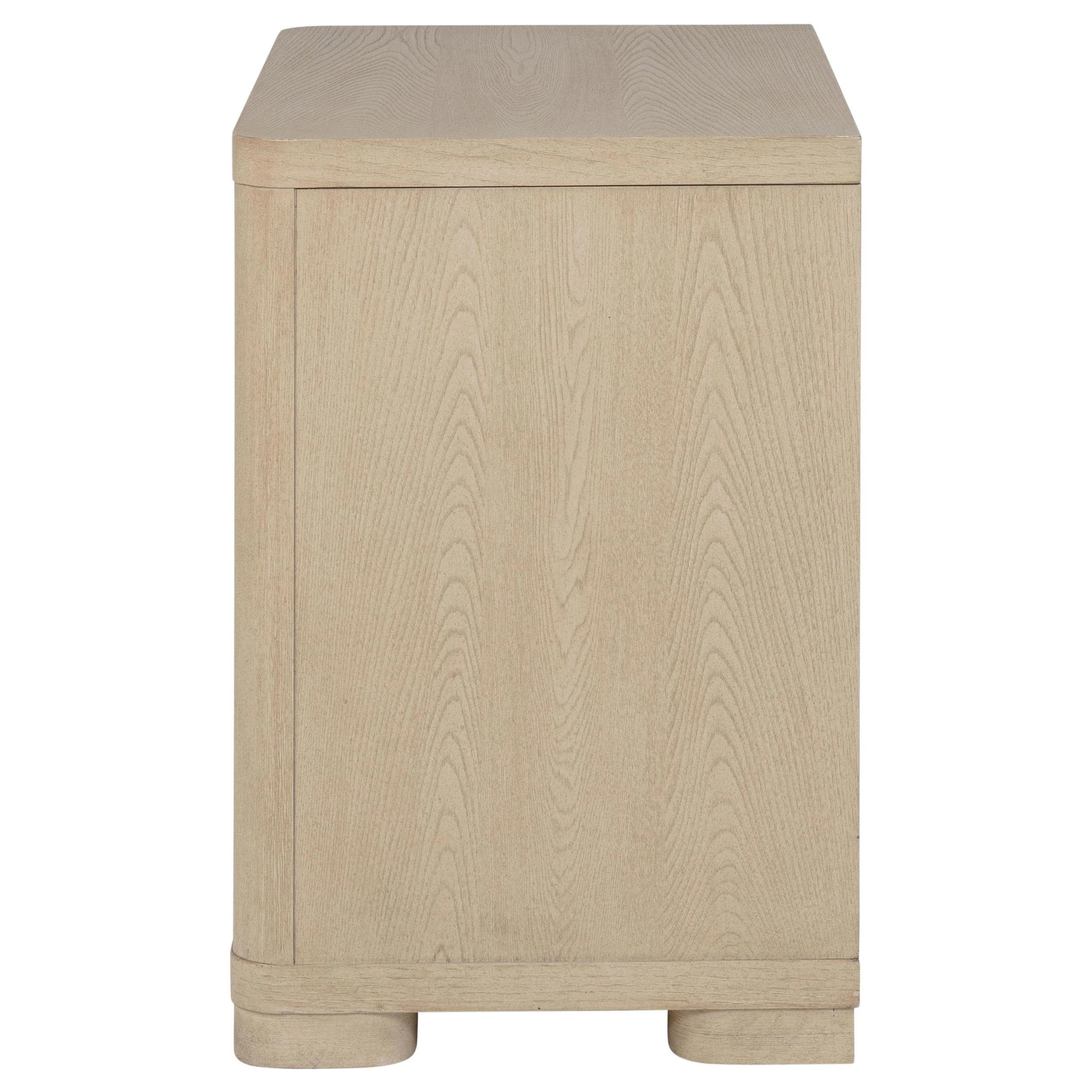 Ladera Light Elm 2-drawer Nightstand Bedside Table - Image 5
