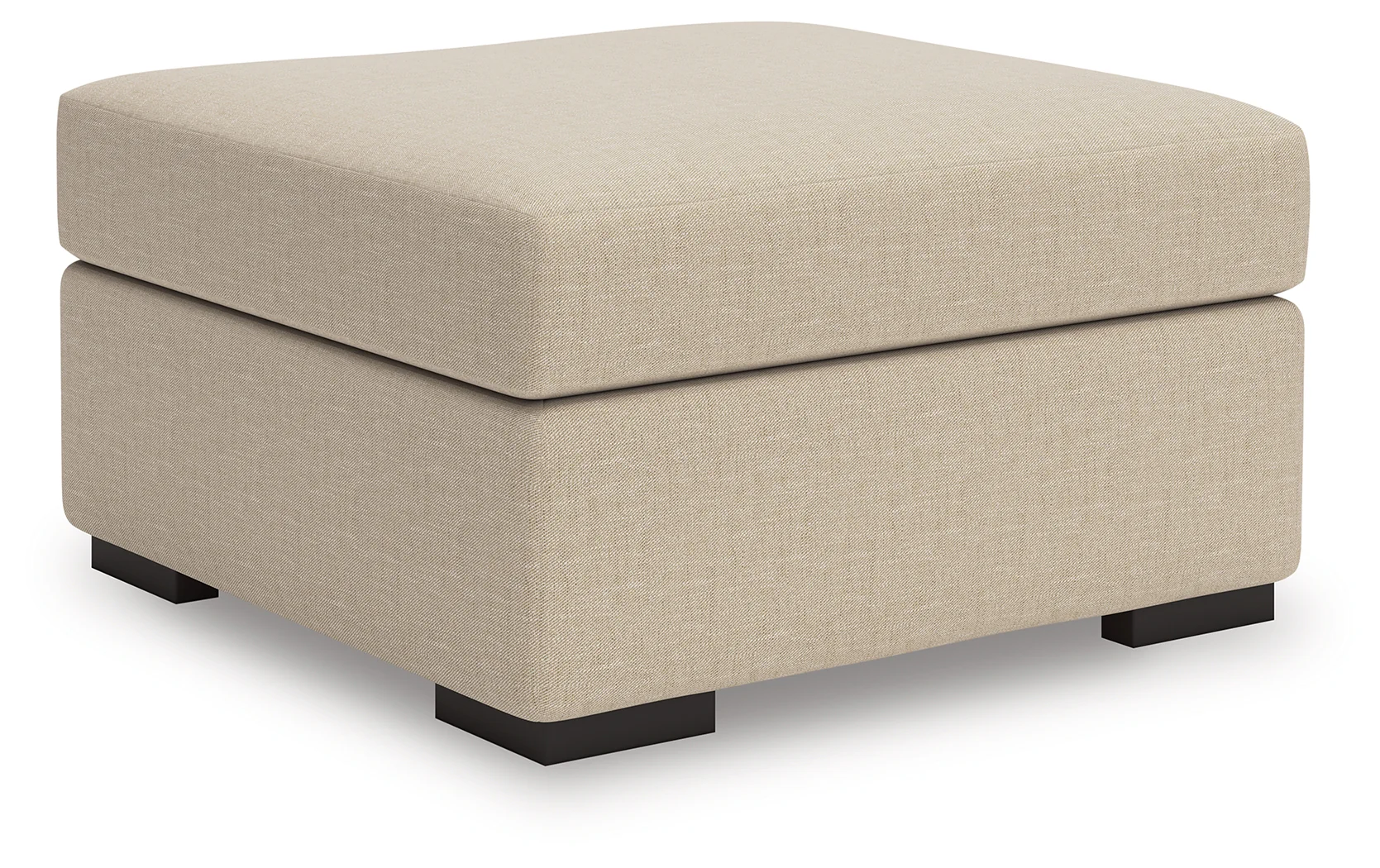 LadyMae Twill Oversized Accent Ottoman - Image 2