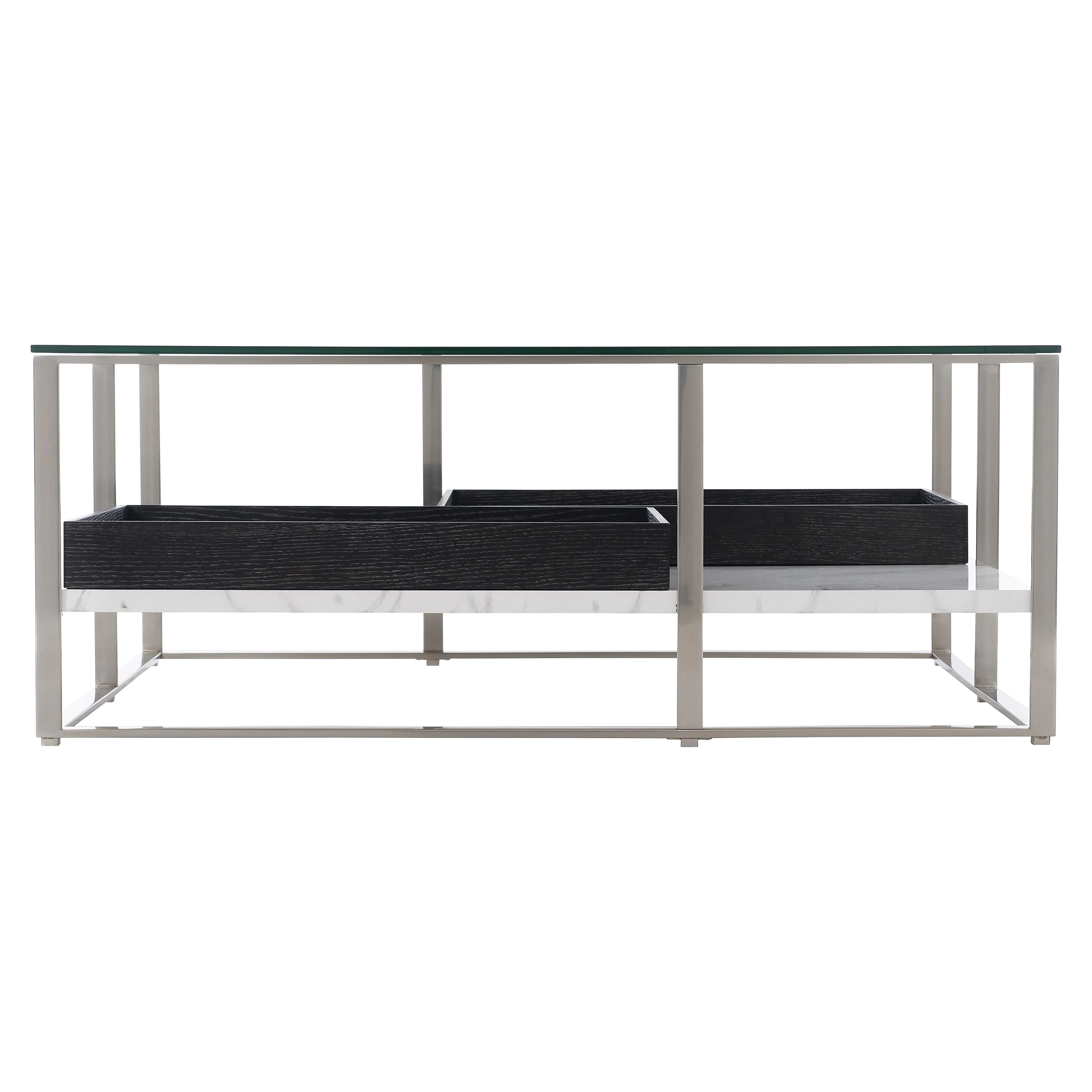 Lafayette Silver Mist/Cerused Mink Cocktail Table - Image 3