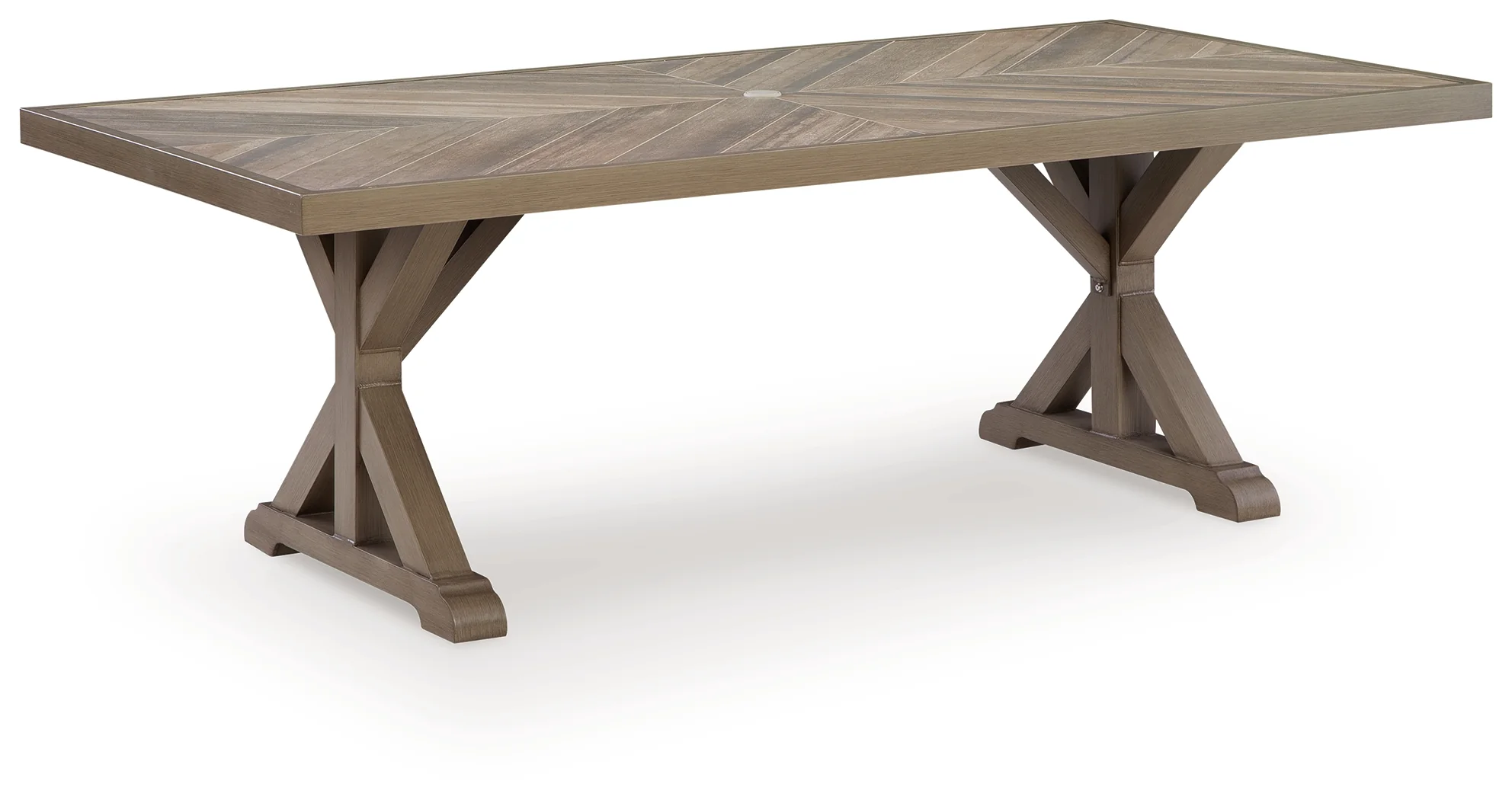Laguna Heights Beige Outdoor Dining Table - Image 3