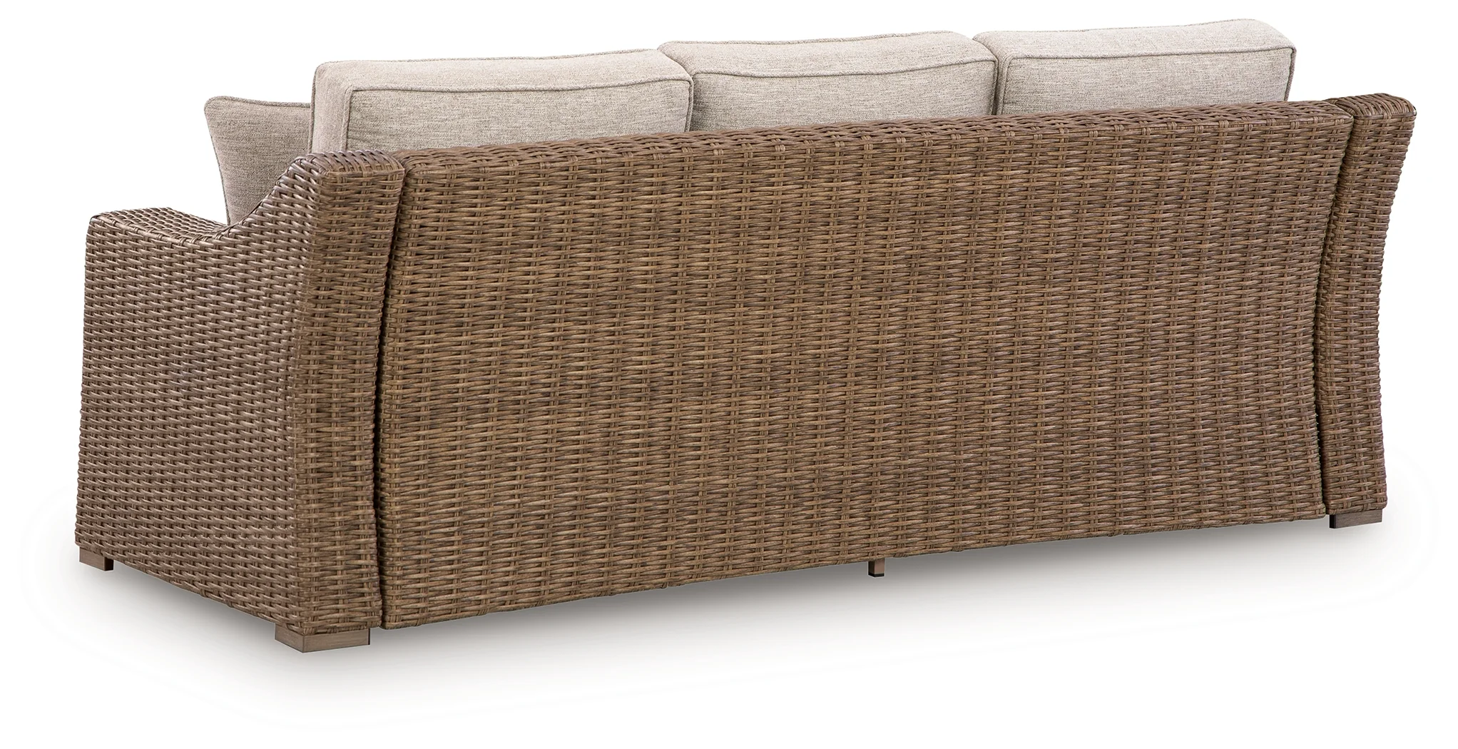 Laguna Heights Beige Outdoor Sofa with Cushion - Image 4