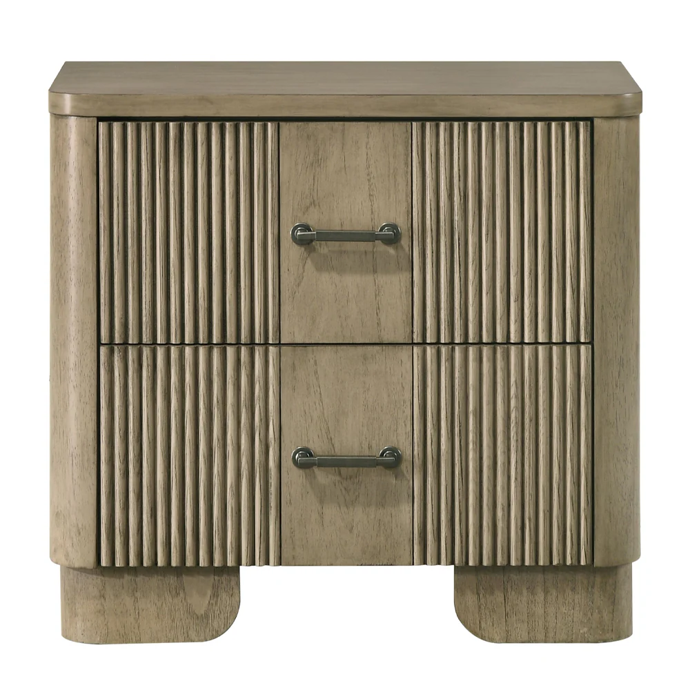 Lakkari Antique Oak Nightstand - Image 3