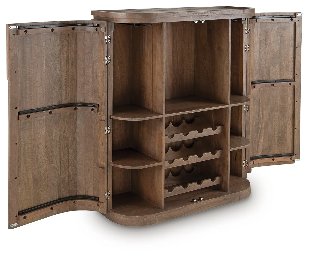 Landermont Medium Brown Bar Cabinet - Image 3