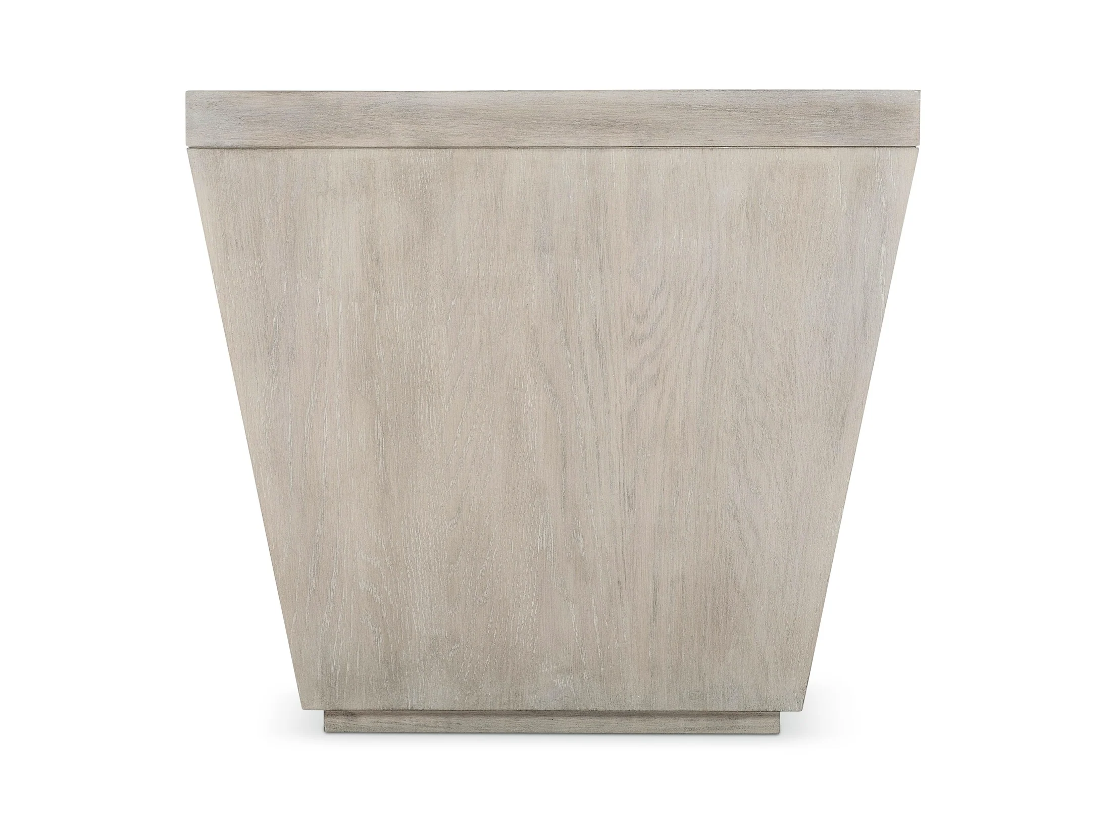 Landers Cerused Greige Side Table