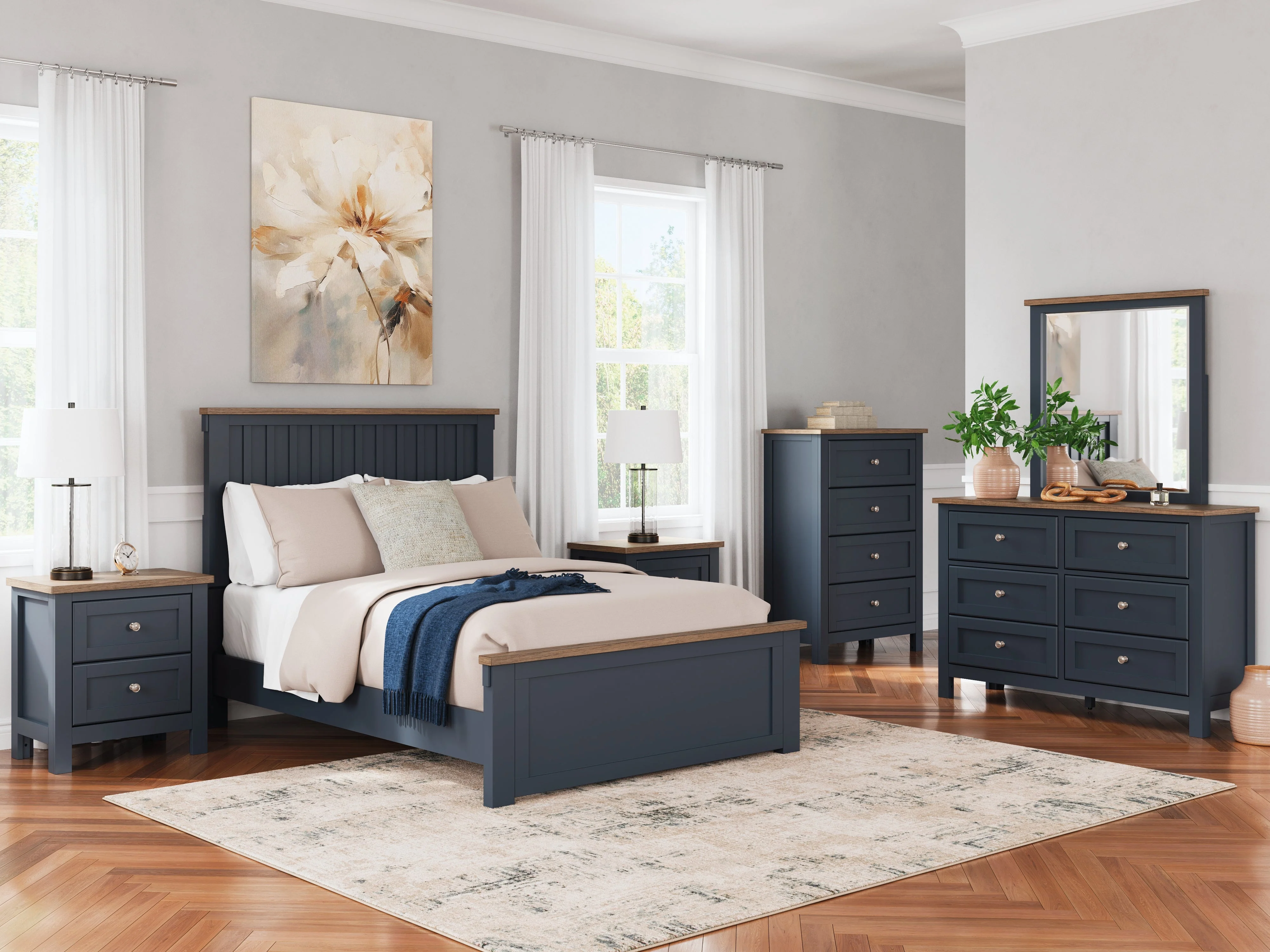 Landocken Brown/Blue Full Panel Youth Bed (Online Special Price) - Image 10