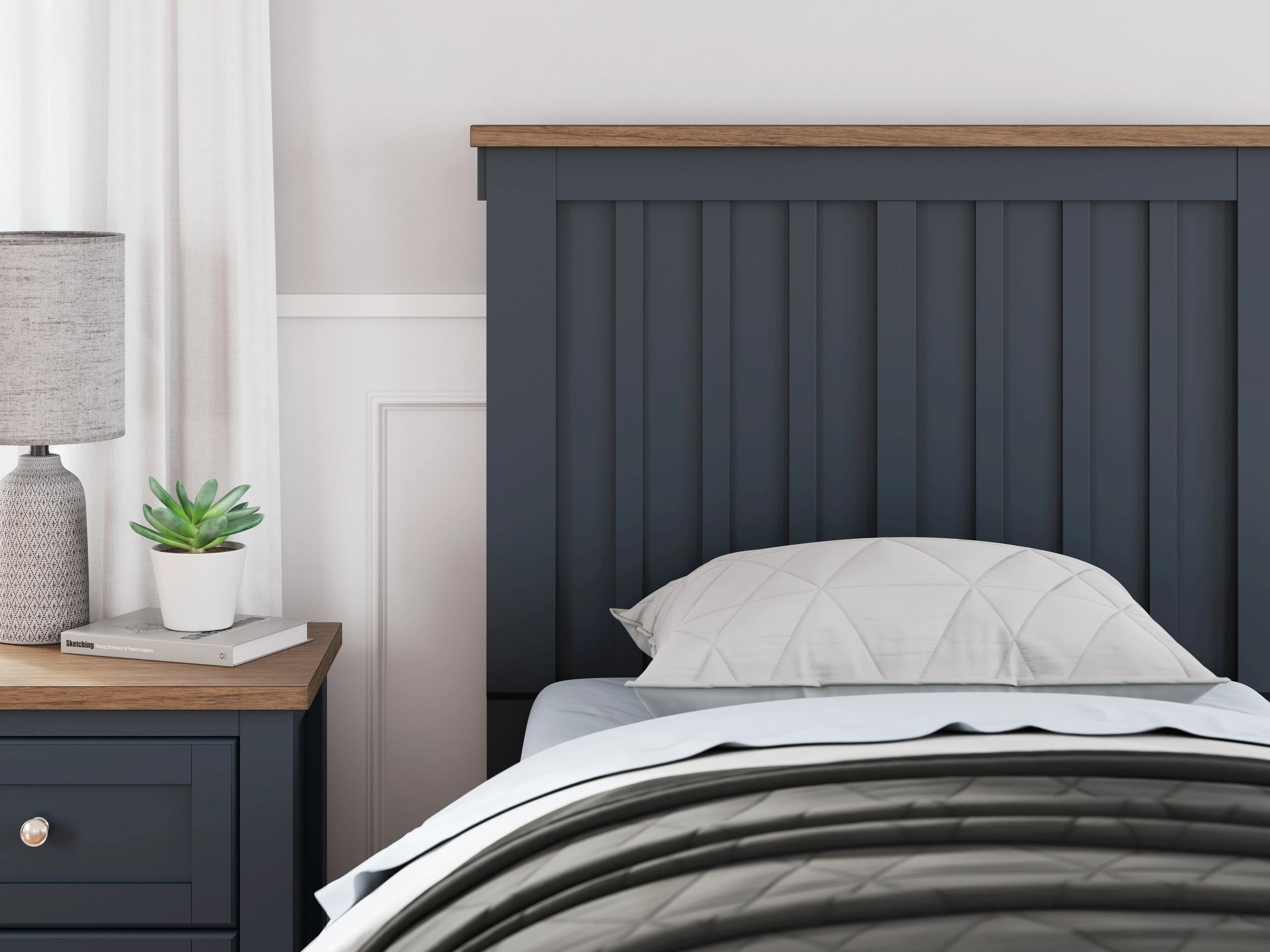 Landocken Brown/Blue Twin Panel Youth Bed (Online Special Price) - Image 9