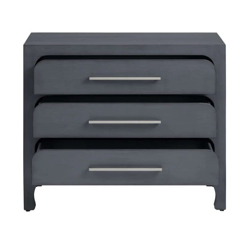 Langford Blue Three-Drawer Chest - Image 6
