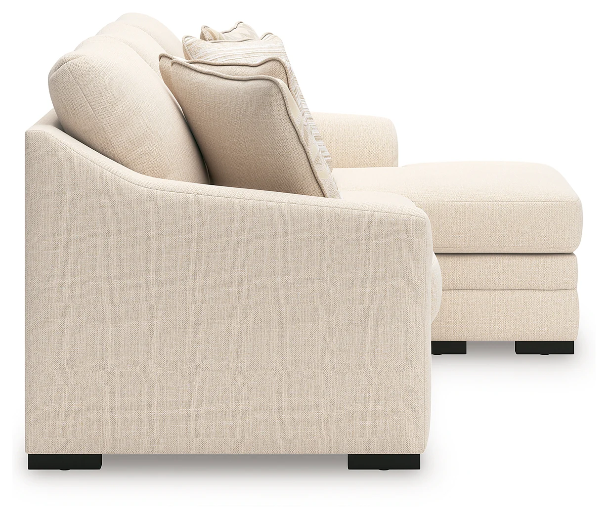 Lango Jute Queen Sofa Chaise Sleeper - Image 6