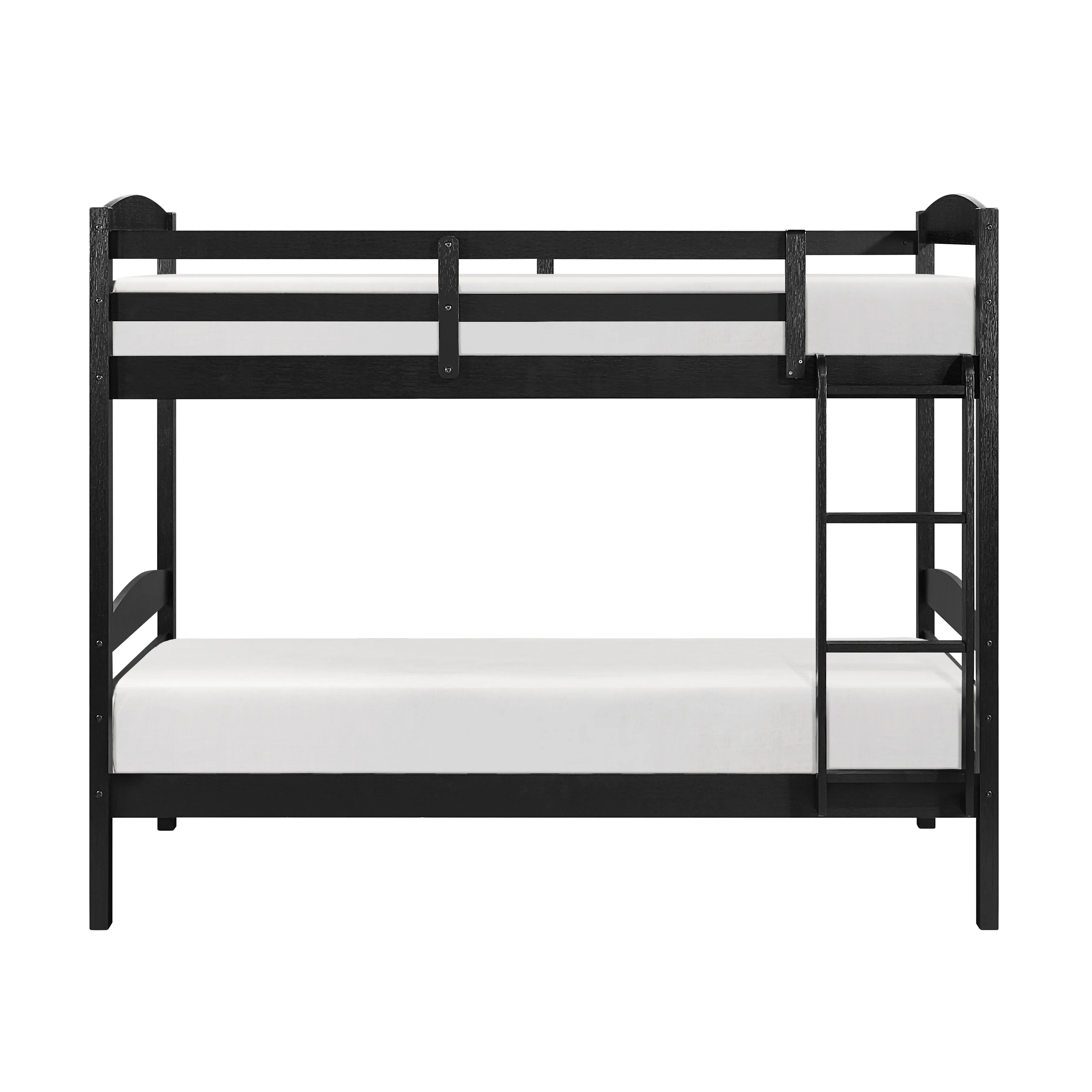 Lani Wire-Brushed Black Twin/Twin Bunk Bed - Image 5