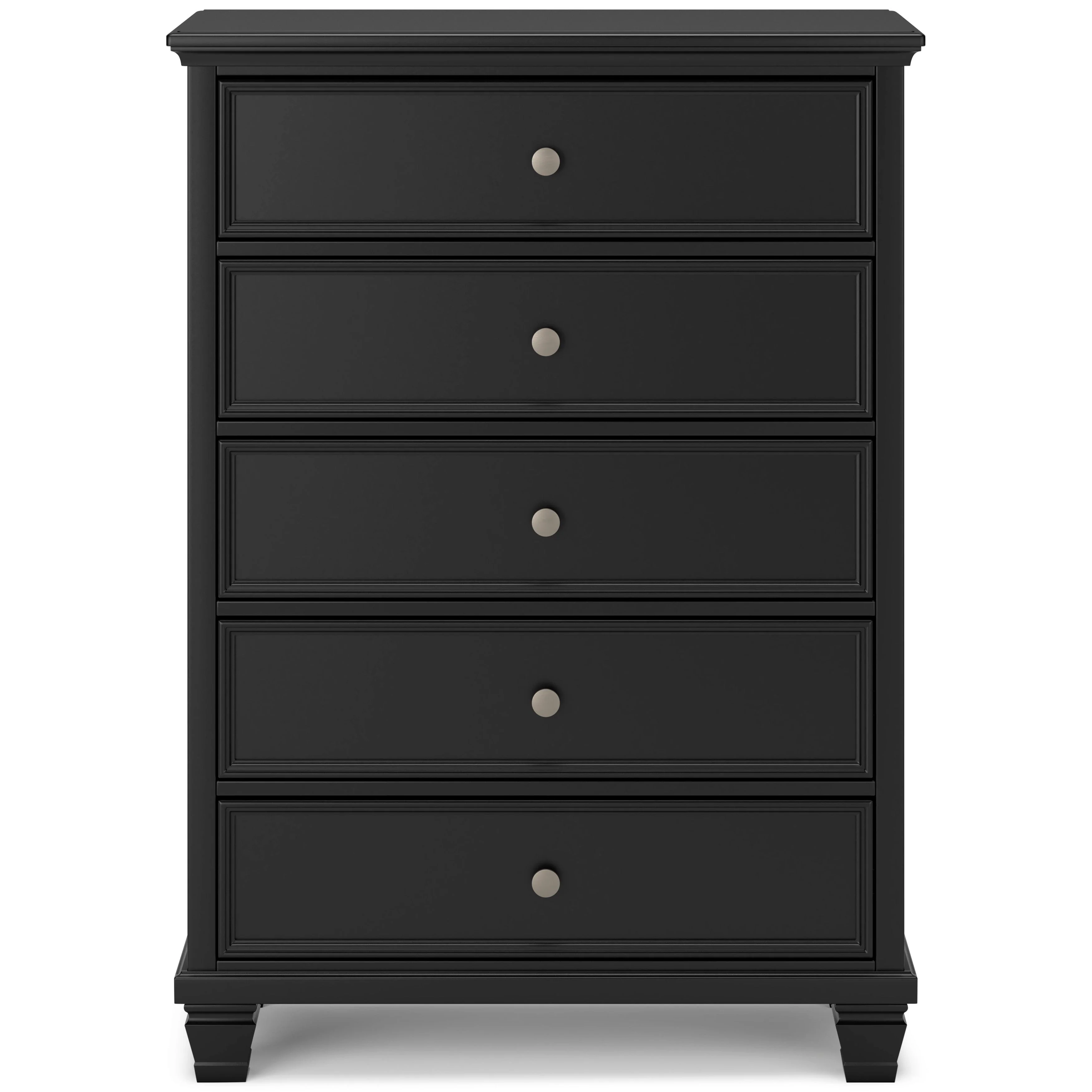 Lanolee Black California King Panel 5-Piece Bedroom Set - Image 28