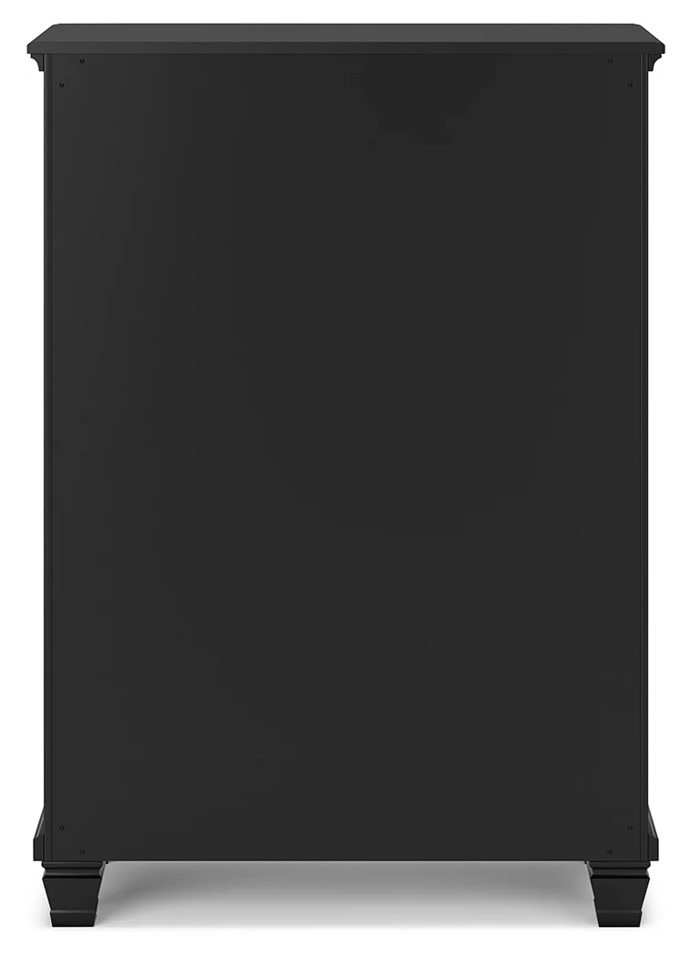 Lanolee Black California King Panel Bed, Dresser, Chest and 2 Nightstands (Online Special Price) - Image 12