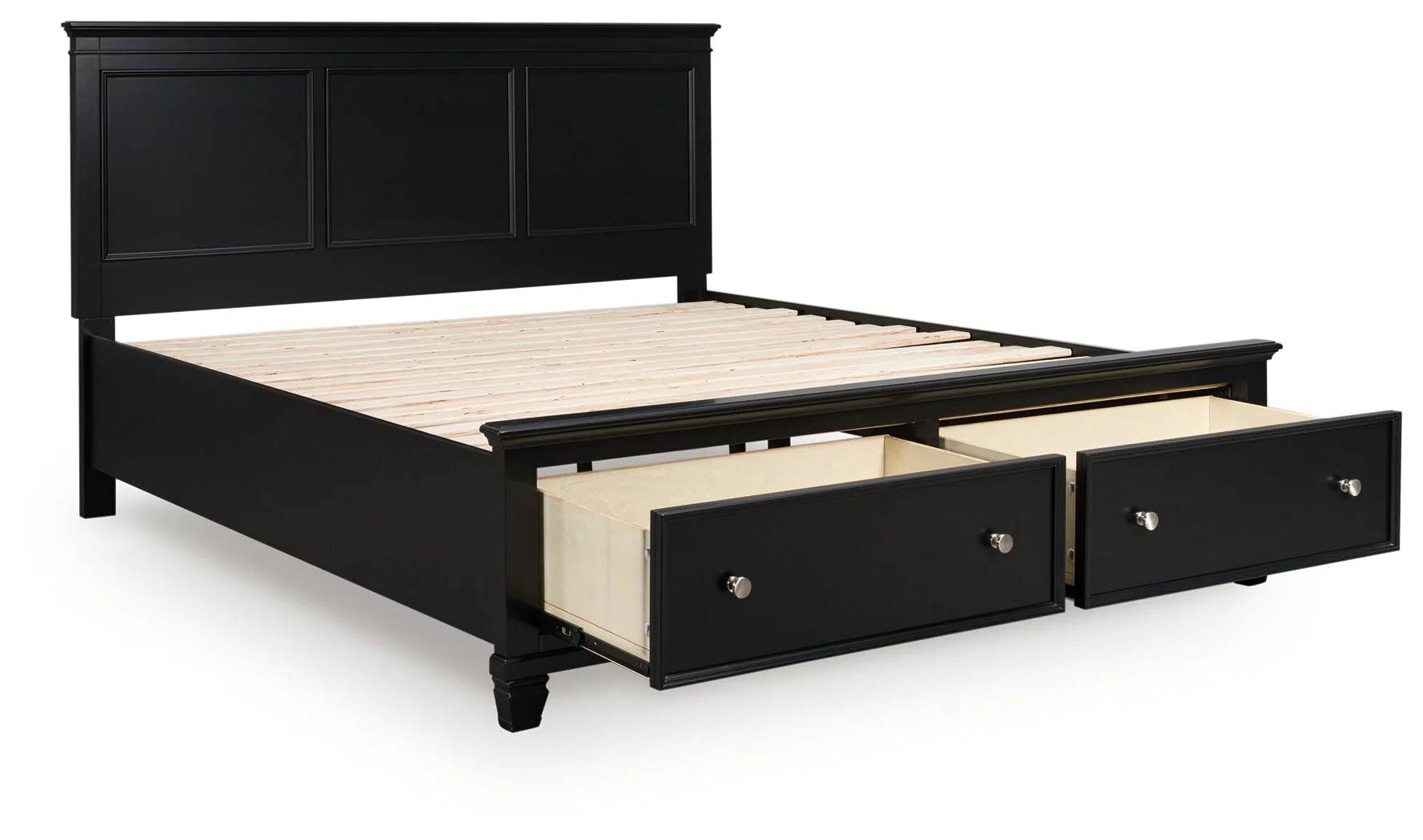Lanolee Black California King Panel Storage Bed - Image 2