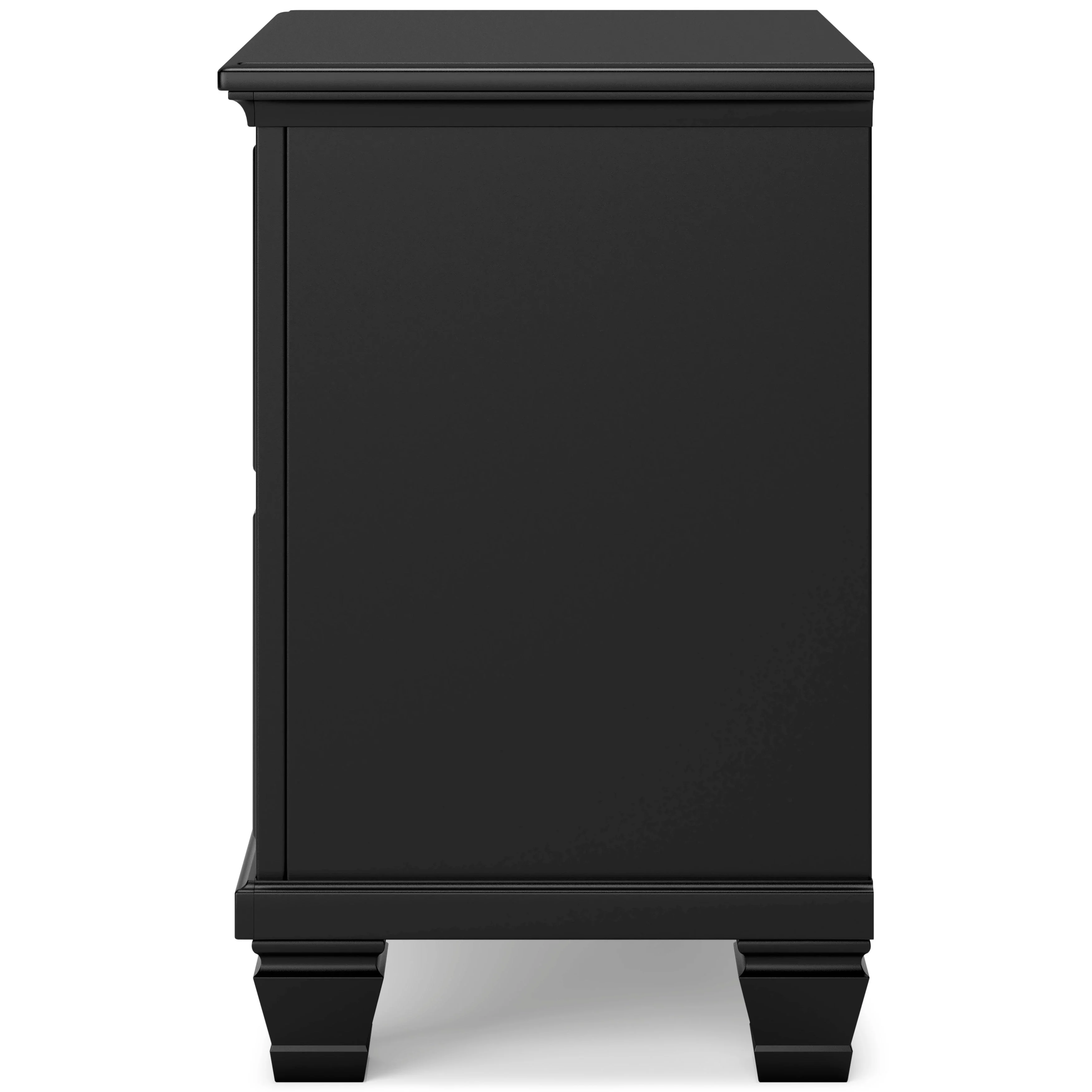 Lanolee Black Full Panel 5-Piece Bedroom Set w/ 2 Nightstands - Image 16