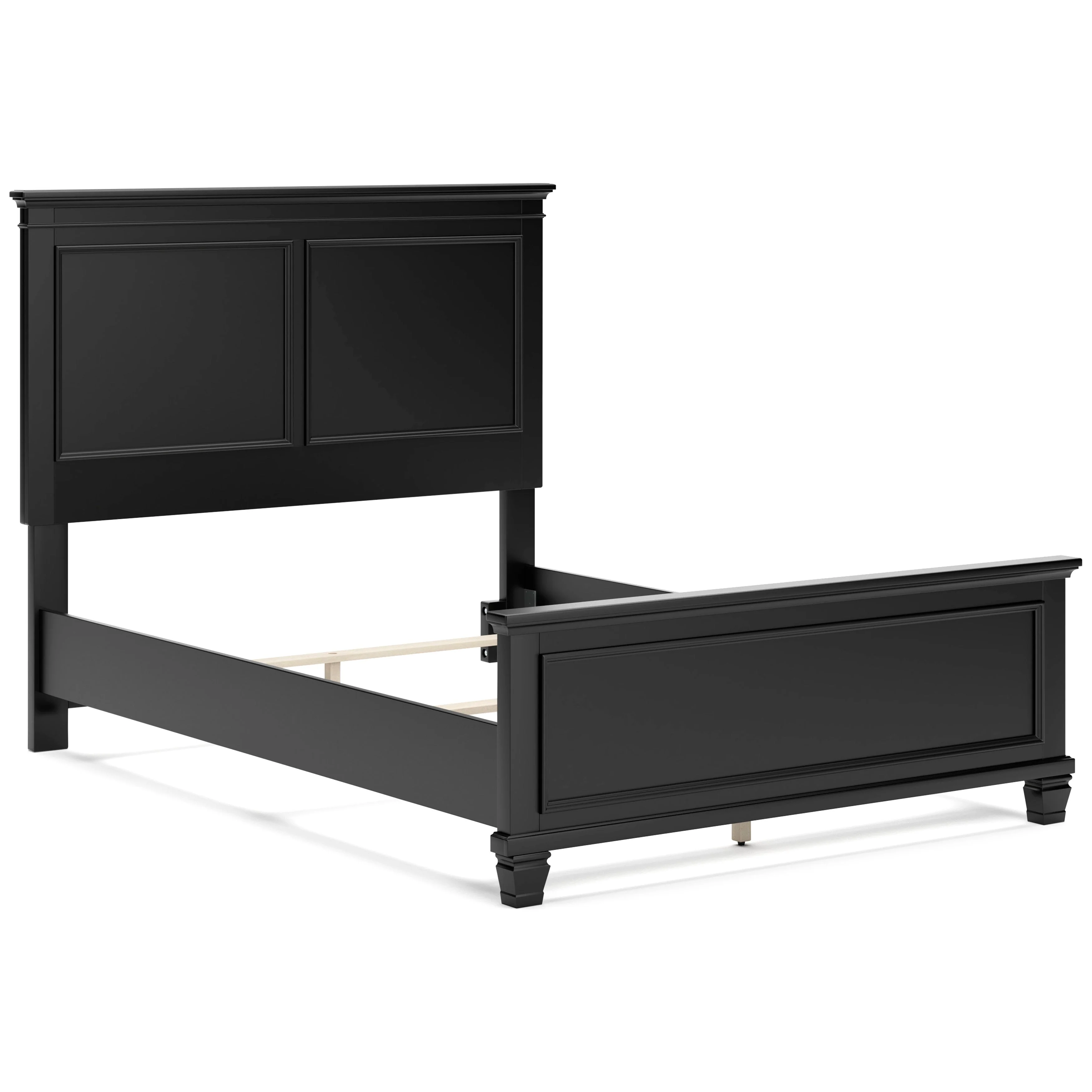 Lanolee Black Full Panel 5-Piece Bedroom Set w/ 2 Nightstands (Online Special Price) - Image 3