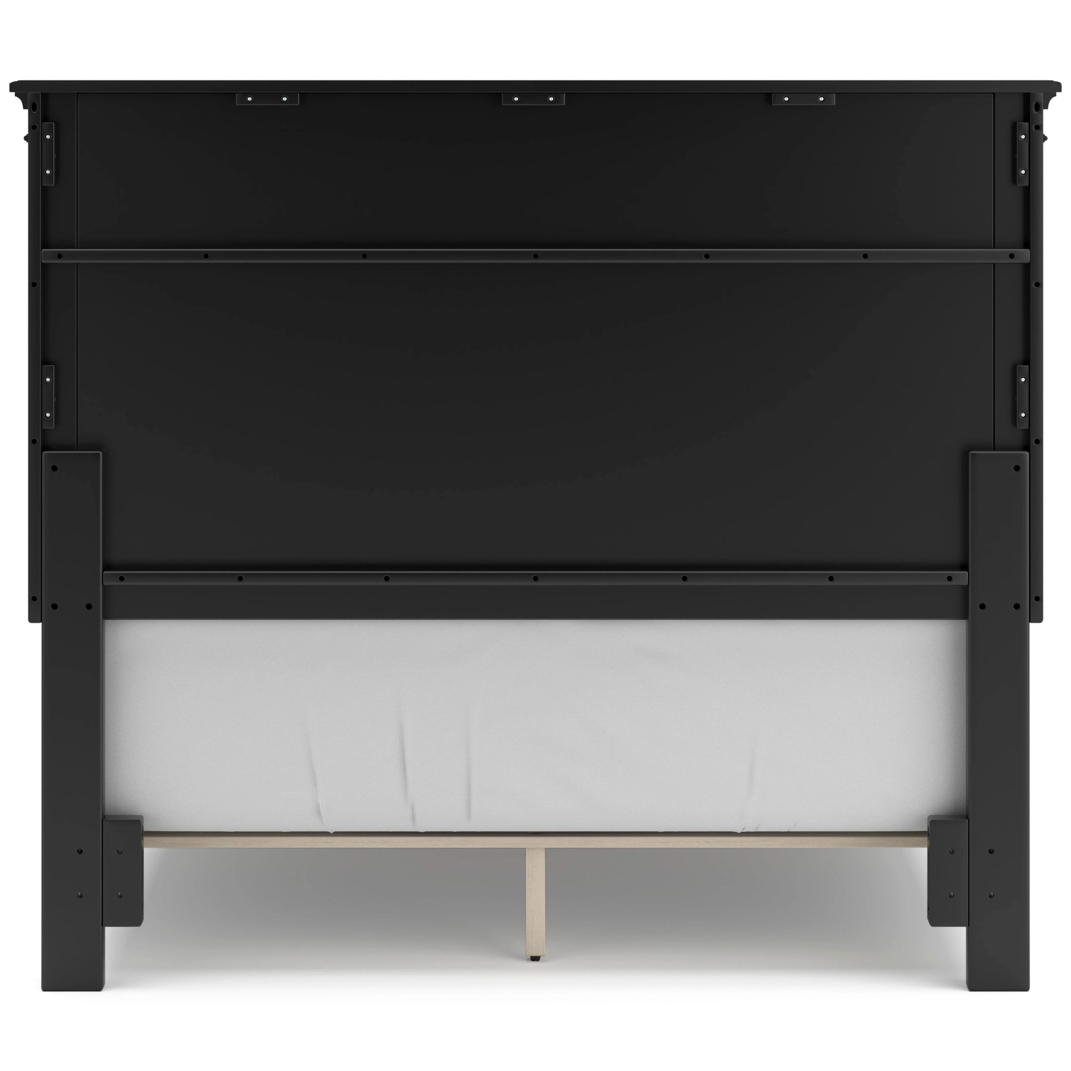 Lanolee Black Full Panel 5-Piece Bedroom Set w/ 2 Nightstands (Online Special Price) - Image 6