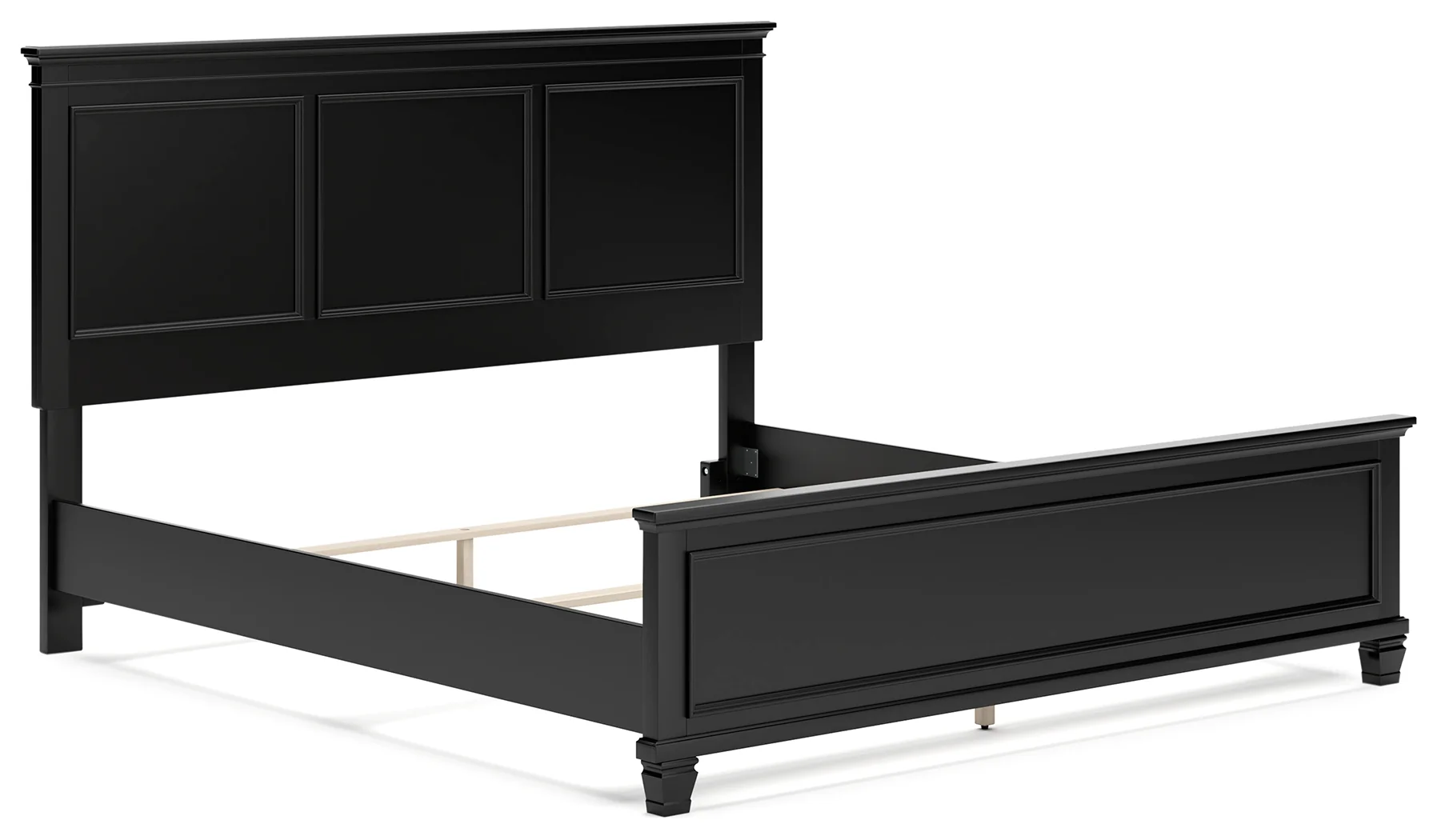 Lanolee Black King Panel Bed, Dresser, Mirror and Nightstand - Image 11