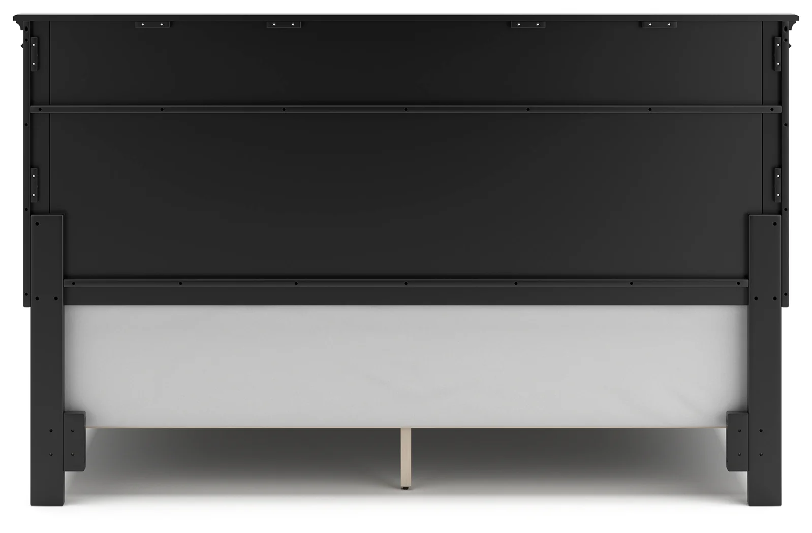 Lanolee Black King Panel Bed, Dresser, Mirror and Nightstand - Image 13