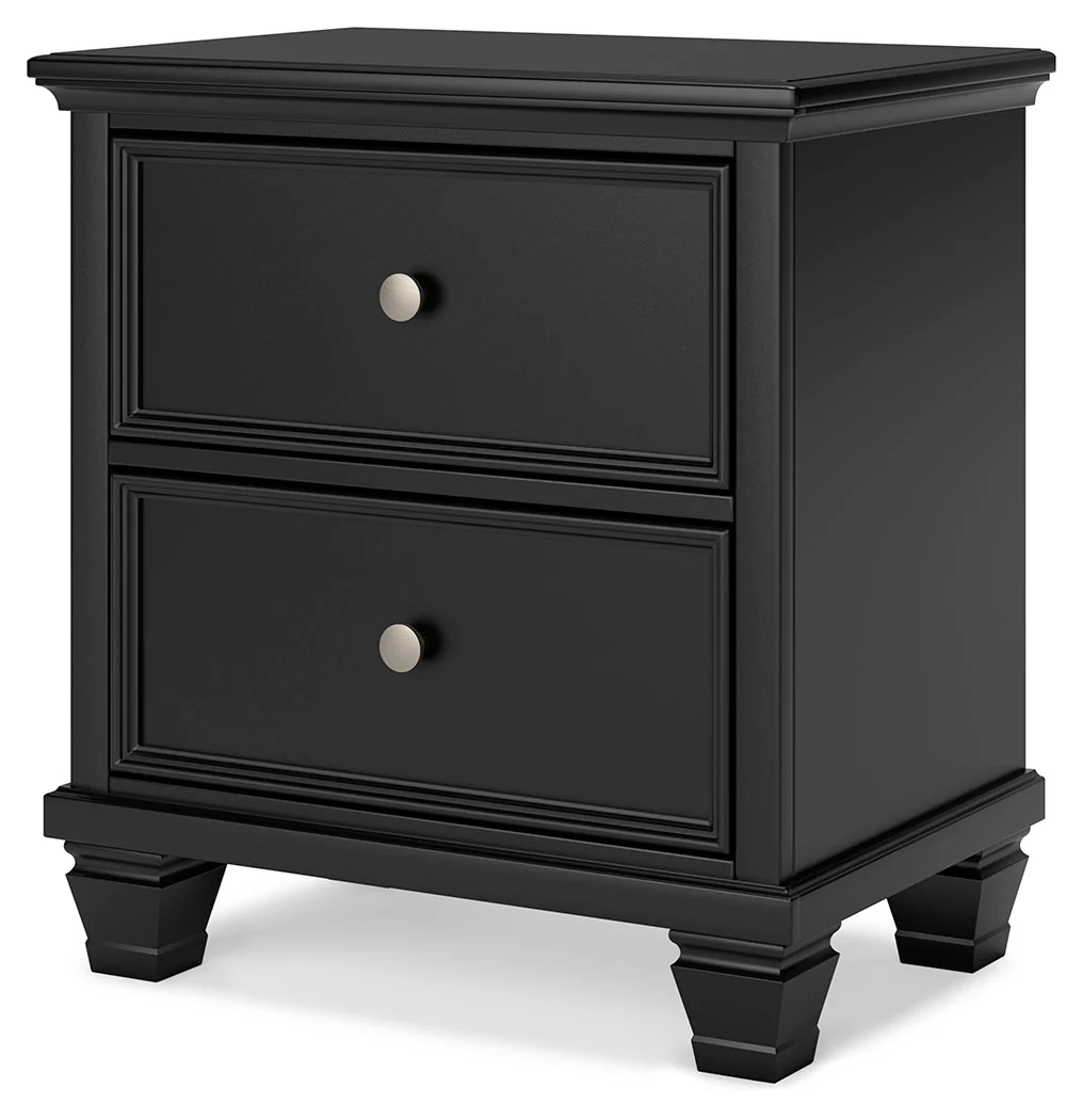 Lanolee Black King Panel Bedroom Set with Dresser, Mirror and 2 Nightstands (Online Special Price) - Image 22
