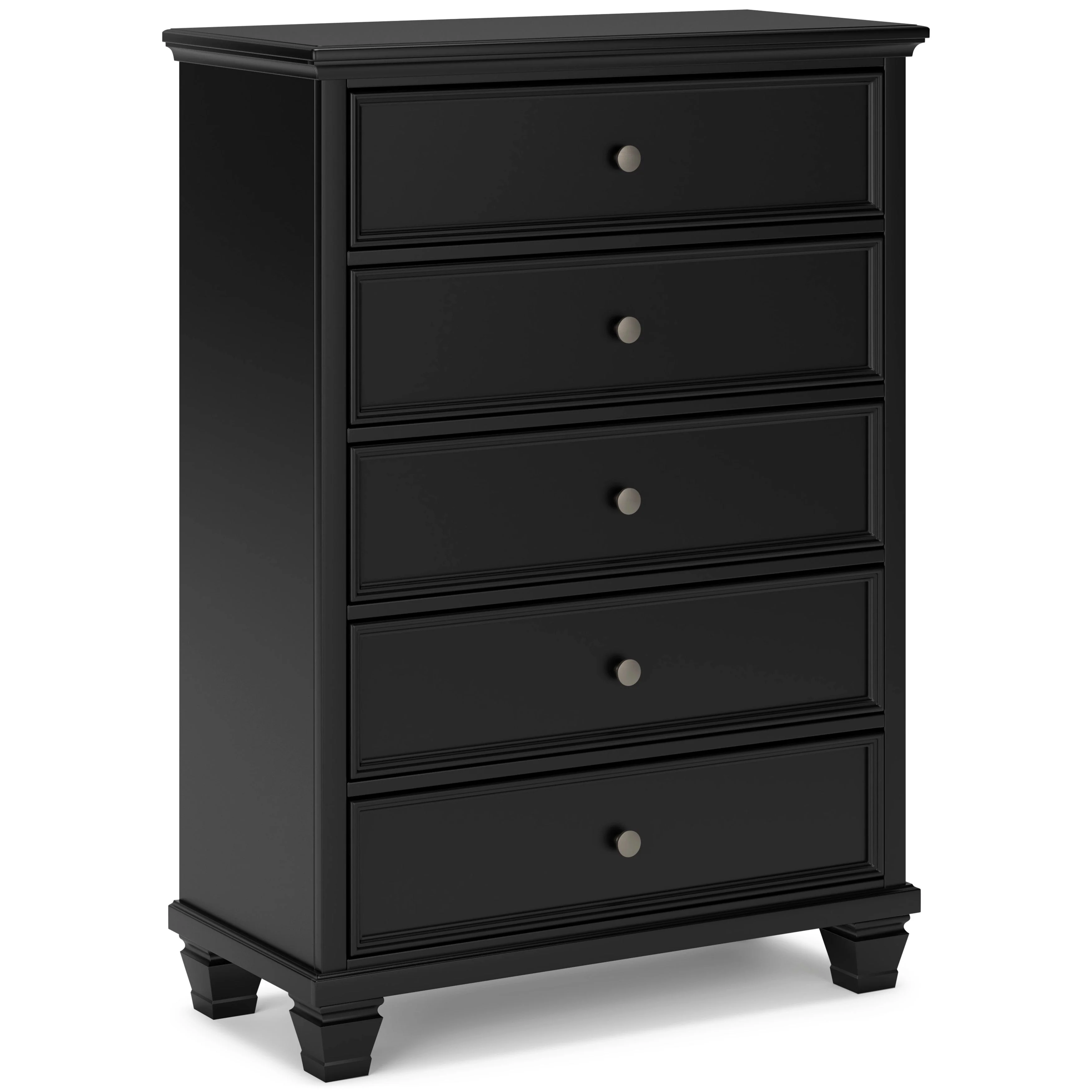 Lanolee Black King Panel 5-Piece Bedroom Set - Image 31