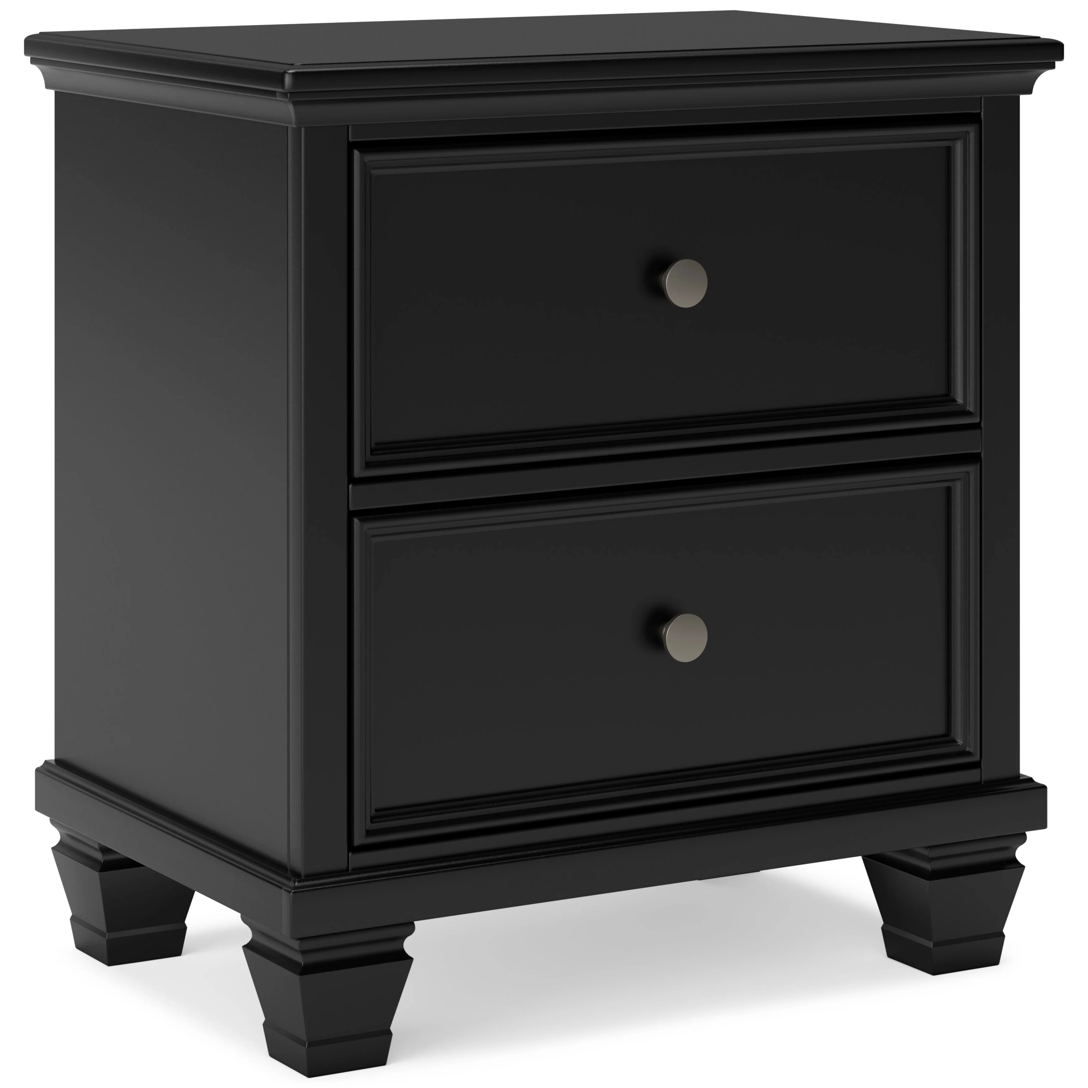 Lanolee Black Queen Panel 5-Piece Bedroom Set w/ 2 Nightstands - Image 12