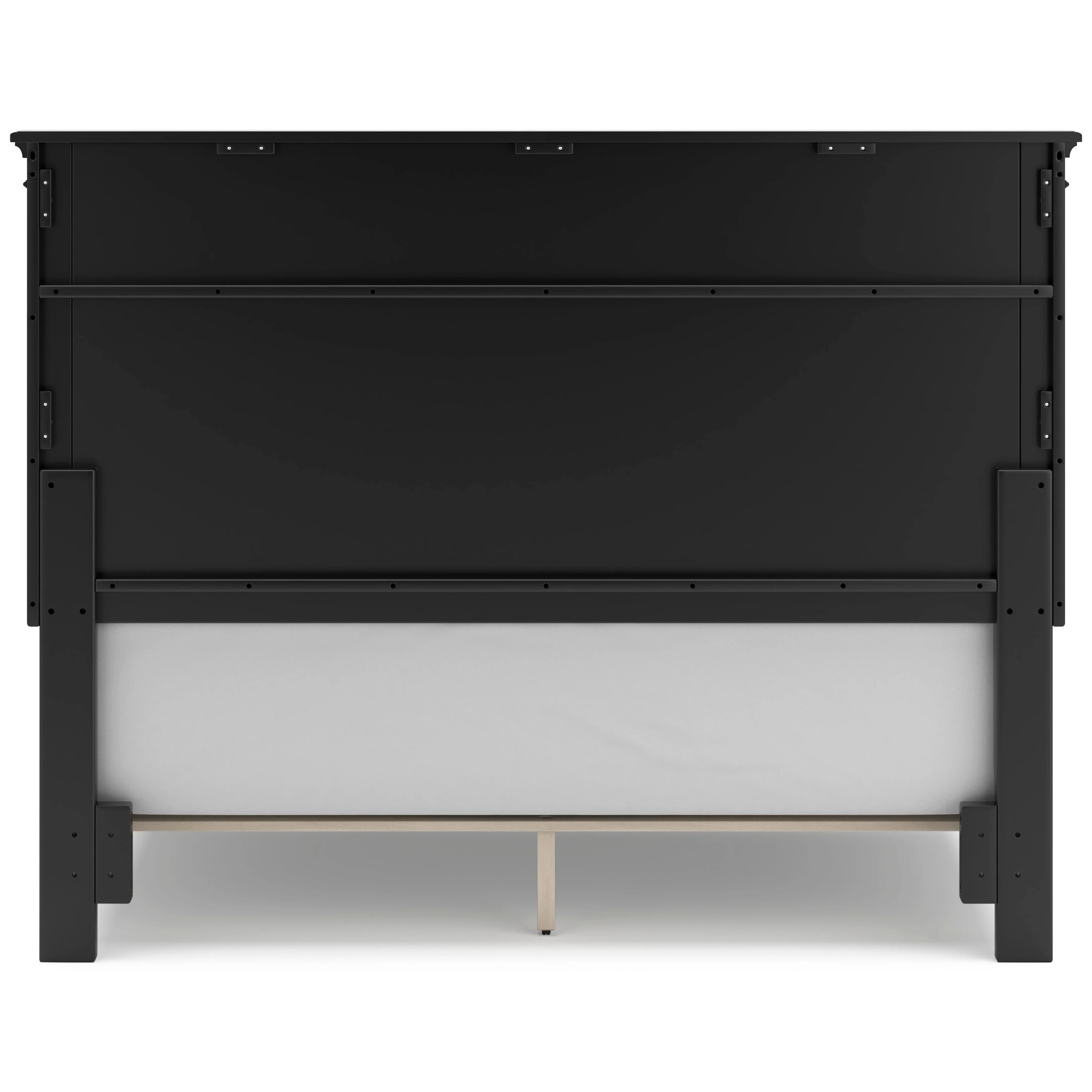Lanolee Black Queen Panel 5-Piece Bedroom Set w/ 2 Nightstands (Online Special Price) - Image 4
