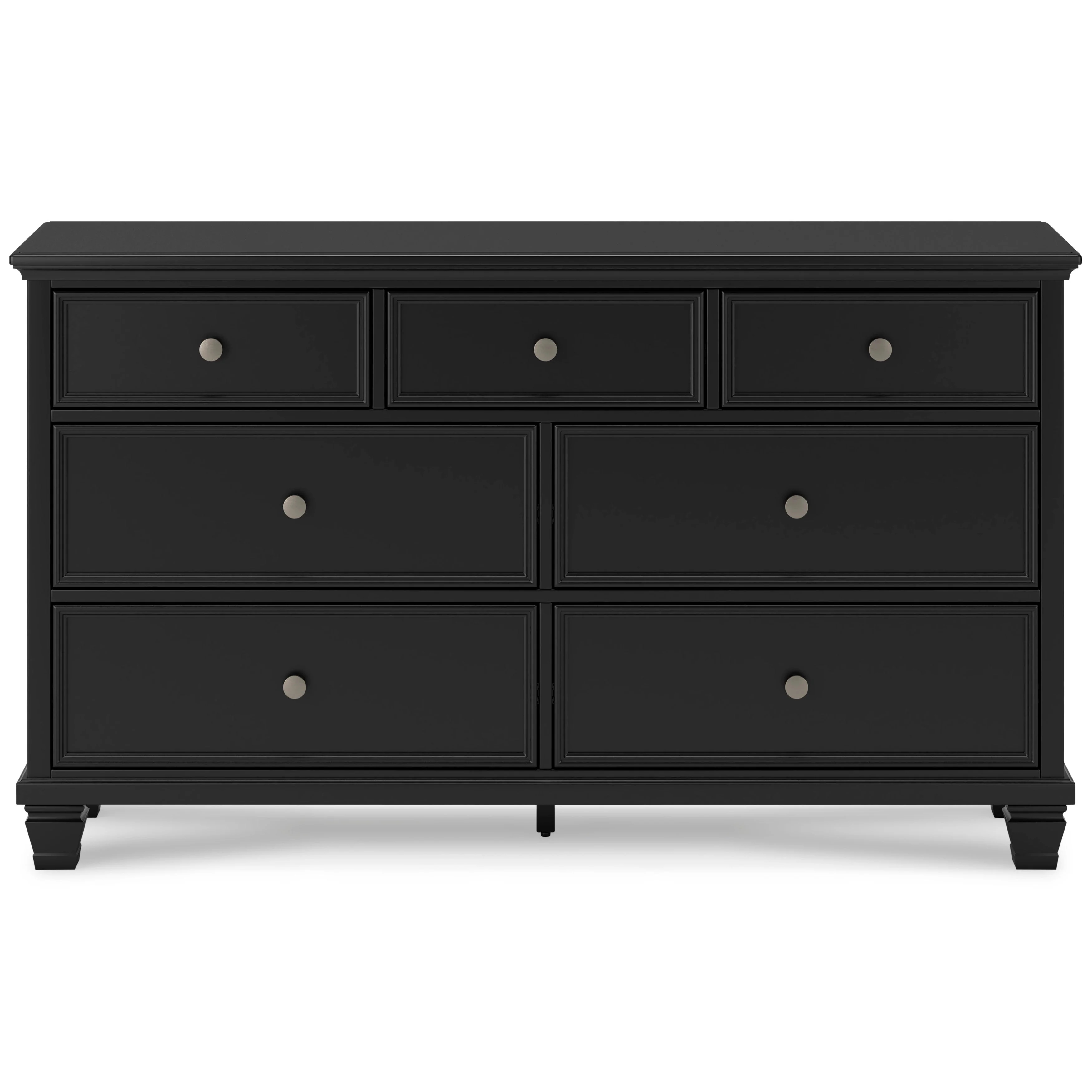 Lanolee Black Queen Panel 6-Piece Bedroom Set w/ 2 Nightstands - Image 23