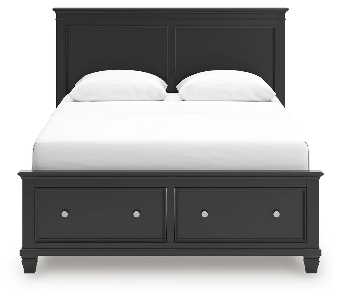 Lanolee Black Queen Panel Storage Bed - Image 5