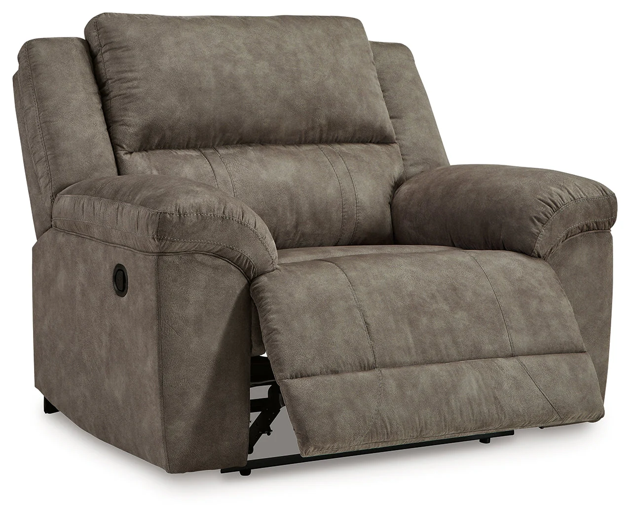Laresview Fossil Reclining Loveseat and Oversized Recliner (Online Special Price) - Image 4