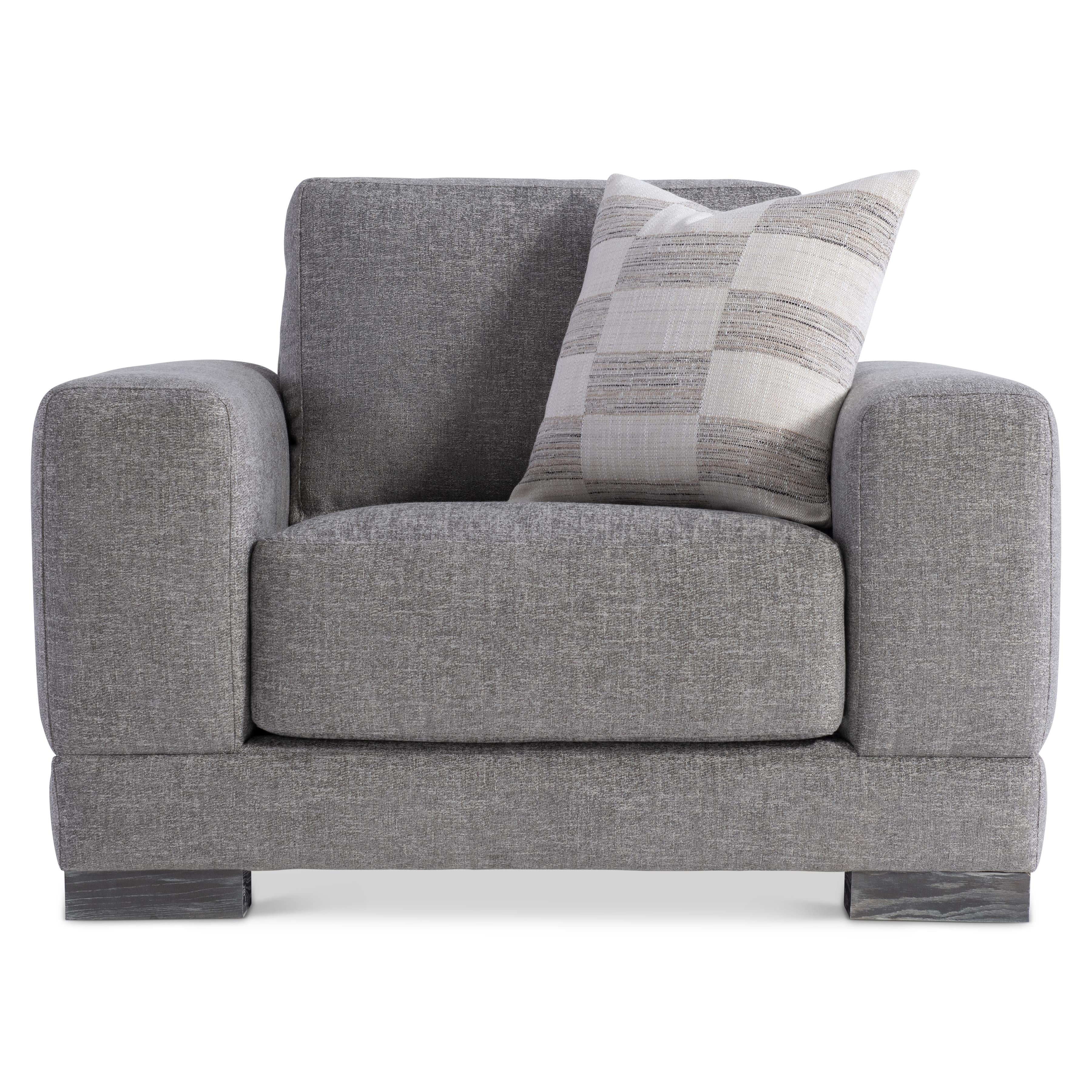 Lars Grey Fabric Chair - Image 3