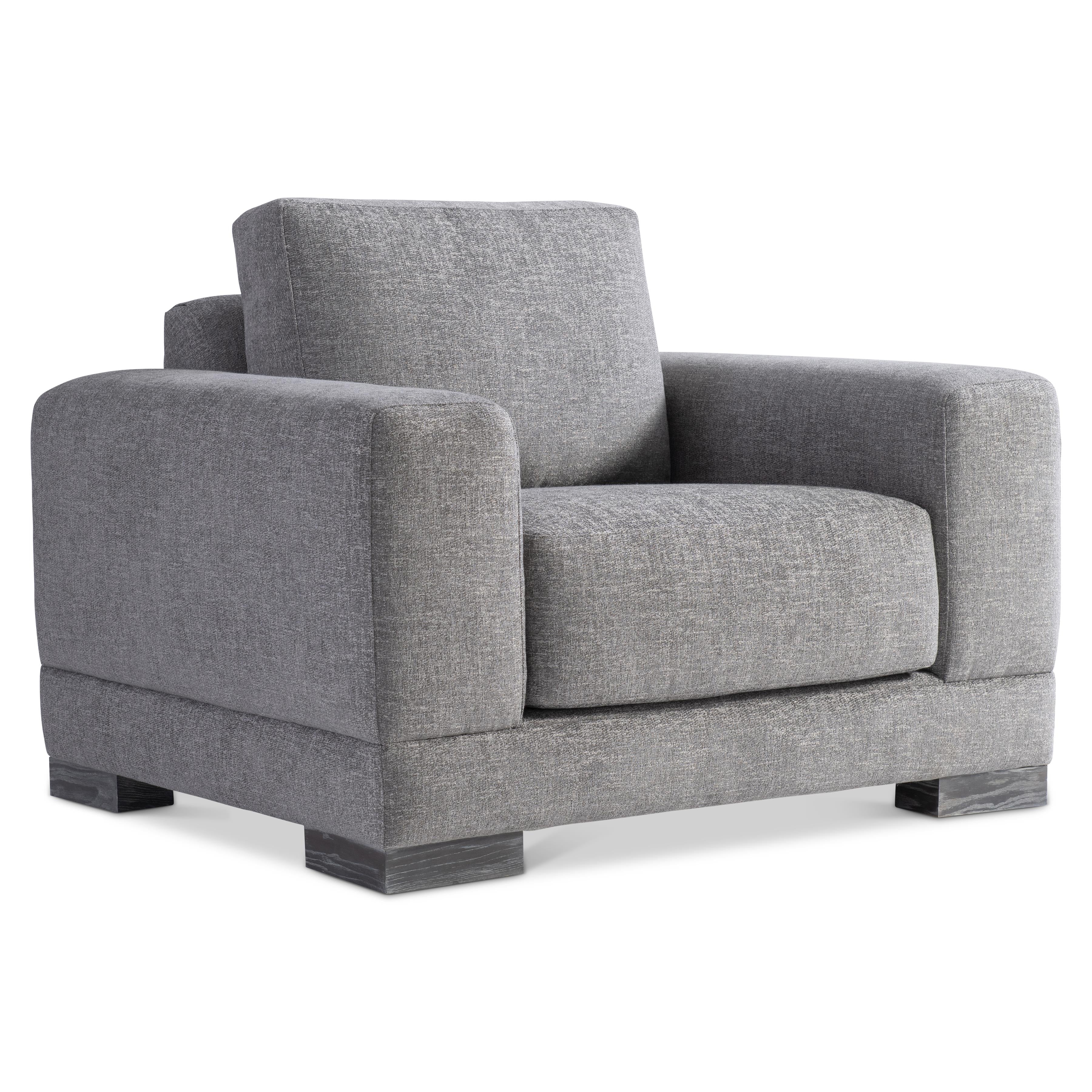 Lars Grey Fabric Chair - Image 5