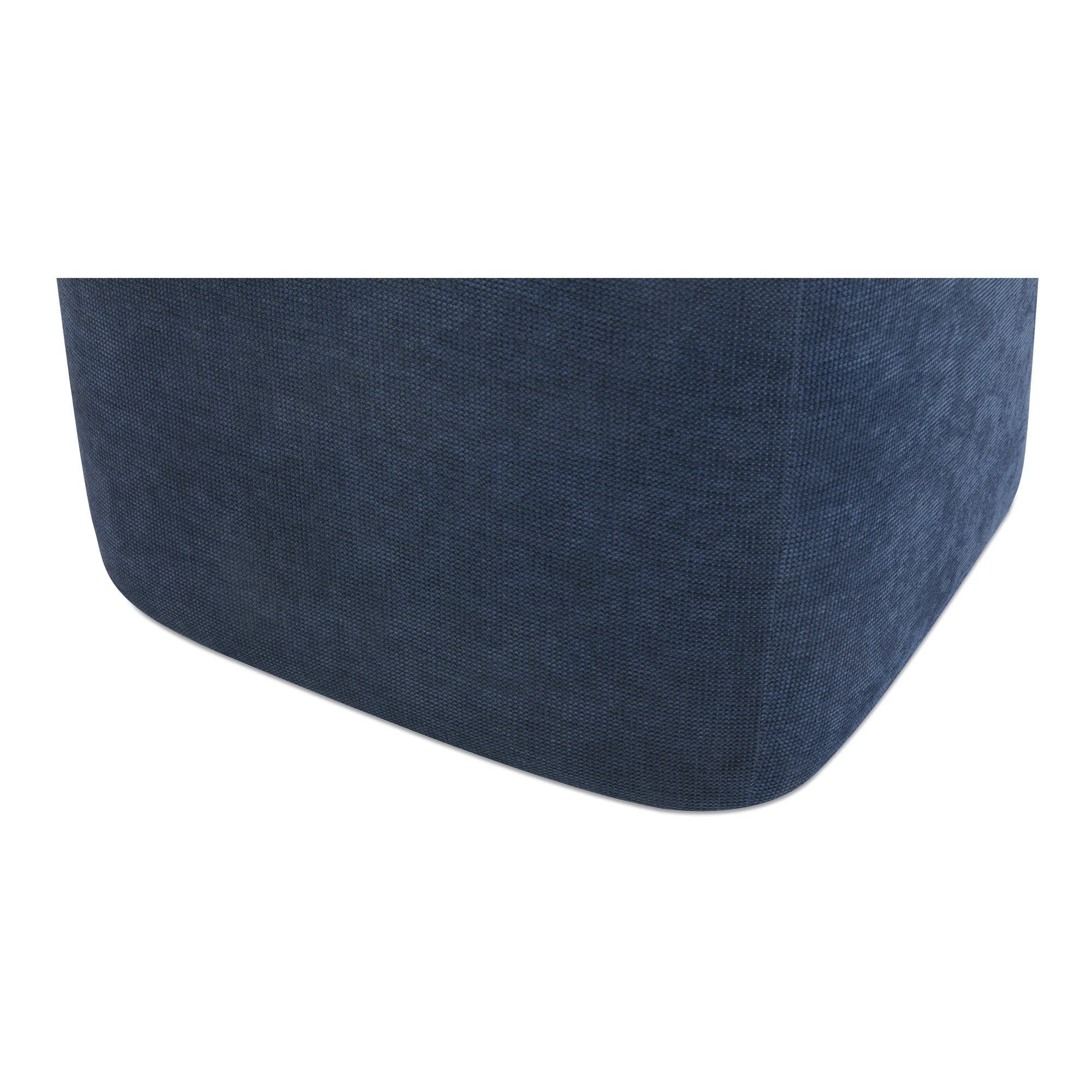 Larson Navy Blue Rolling Dining Chair - Image 5