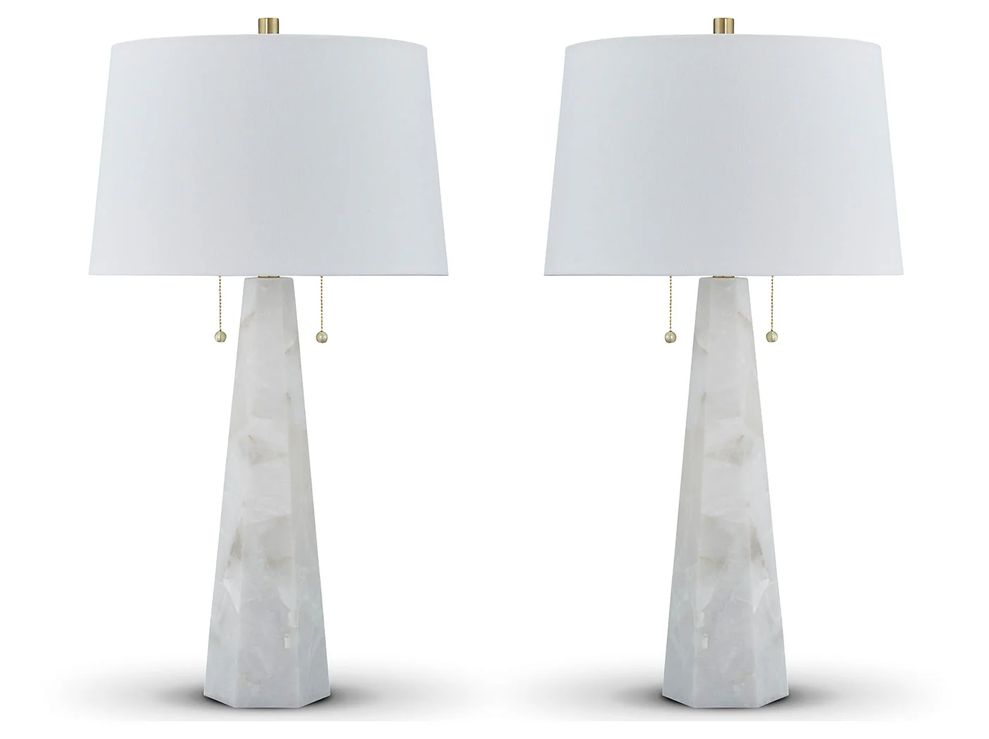 Laurellen White 2-Piece Lamp Set (Online Special Price) - Image 2