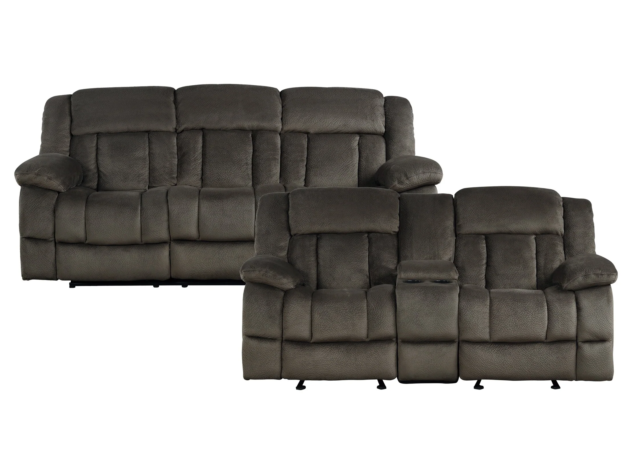 Laurelton Chocolate Sofa & Loveseat