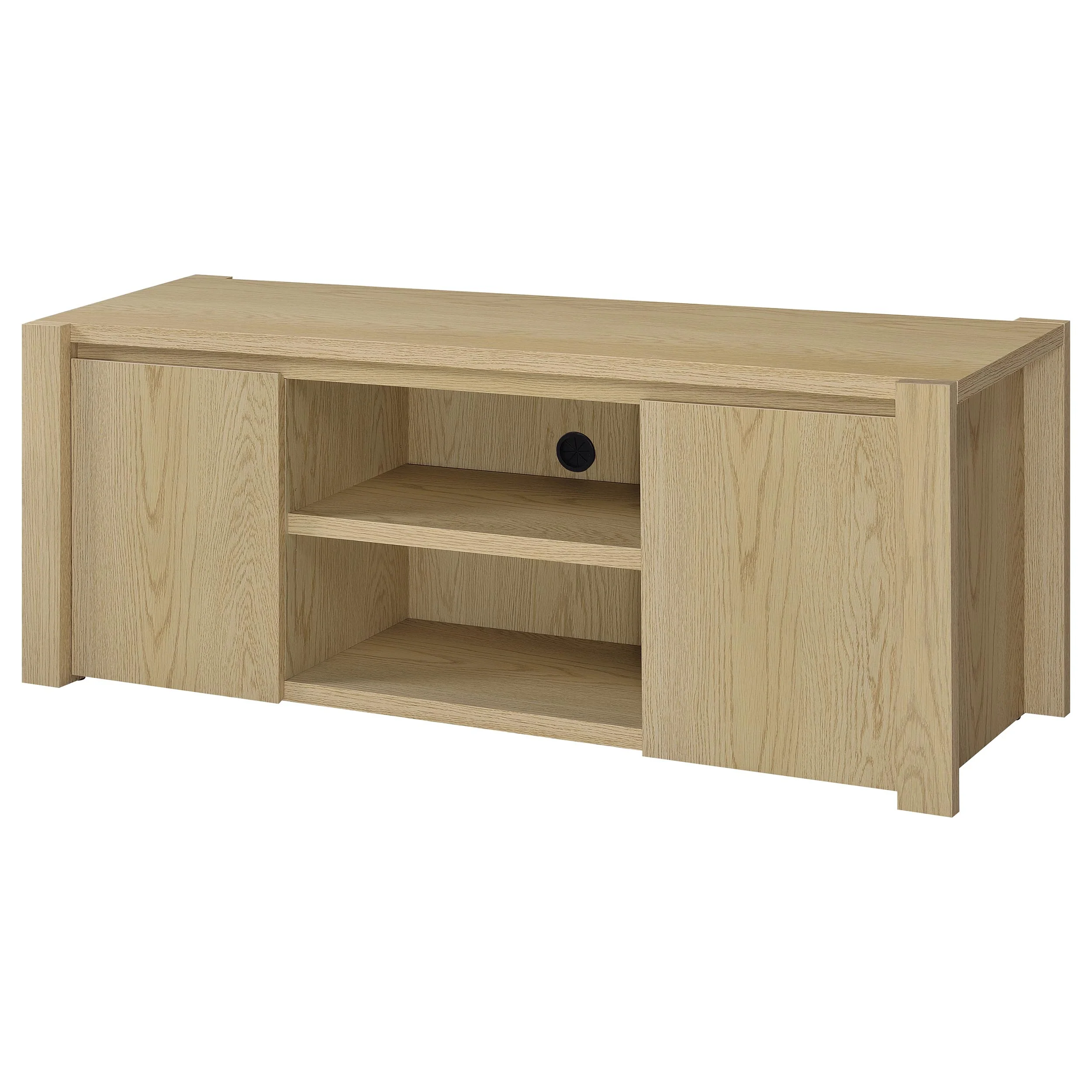 Laurelton Light Oak 3-piece Entertainment Center TV Stand - Image 6