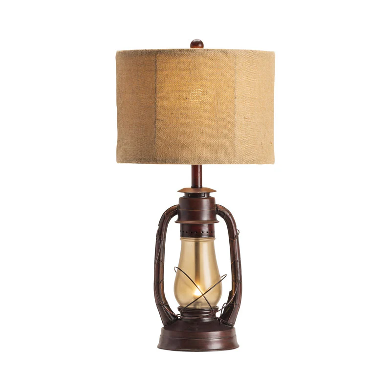 Lauren Red/Transparent Table Lamp - Image 4