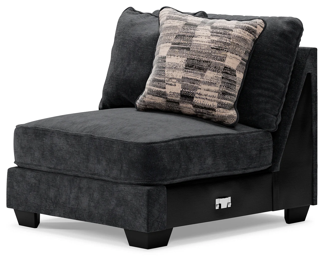 Lavernett Charcoal 5-Piece Sectional and Ottoman - Image 10