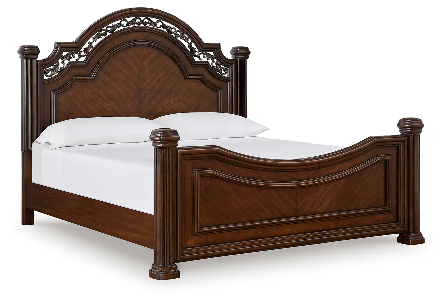 Lavinton Brown King Poster Bed, 2 Chests and Nightstand - Image 8