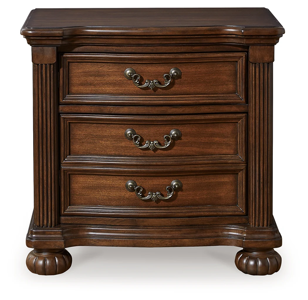 Lavinton Brown King Poster Bed, Dresser, Mirror and Nightstand - Image 7