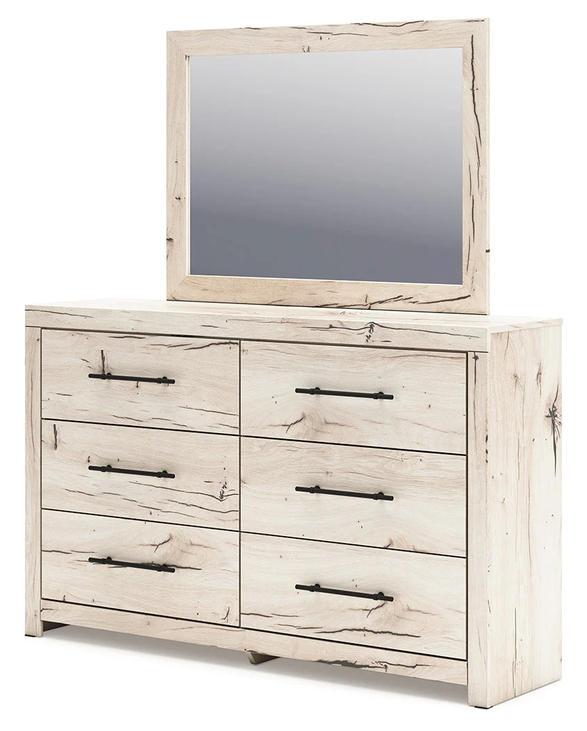 Lawroy Light Natural Full Panel Bed & Dresser & Mirror (Online Special Price) - Image 6