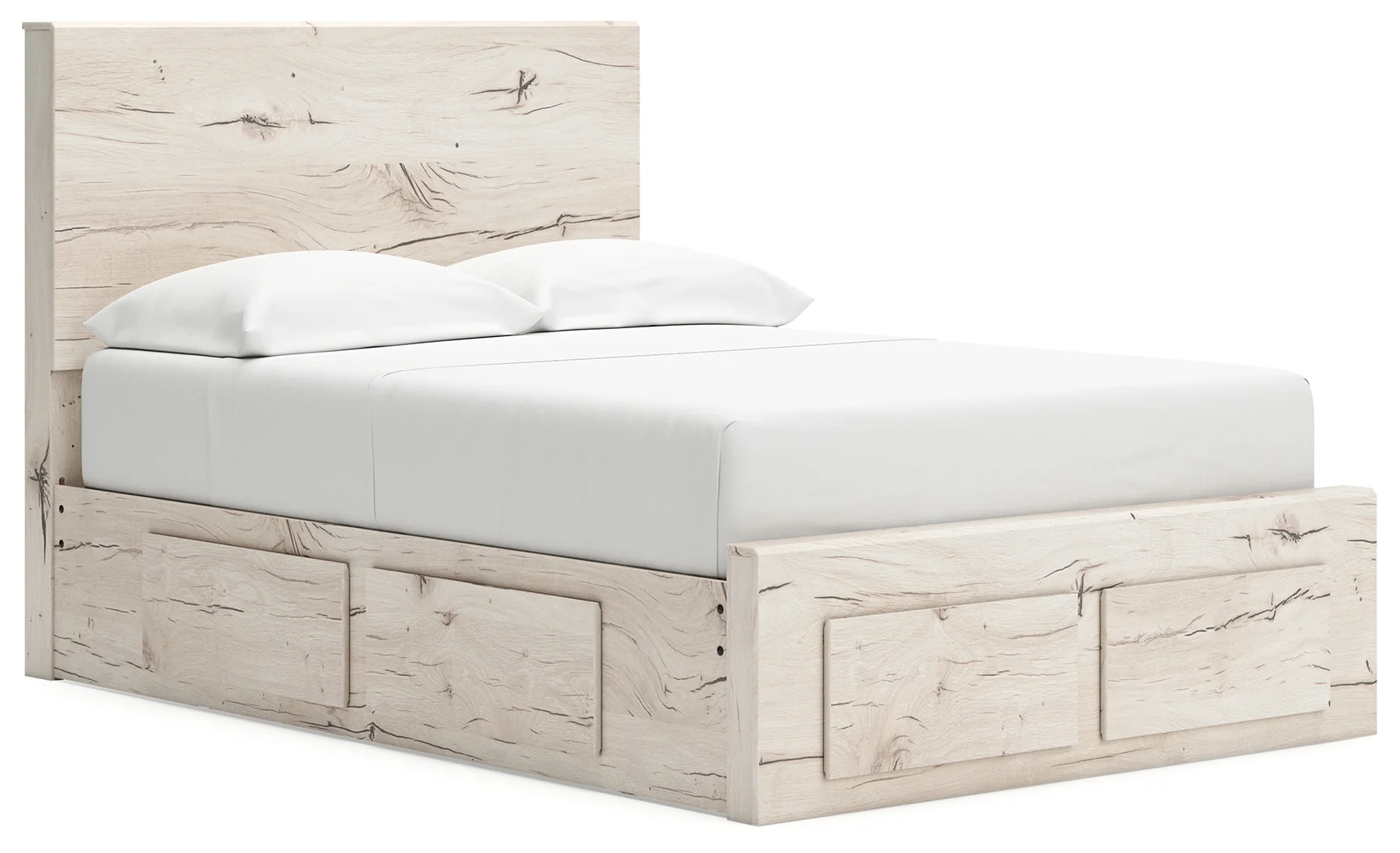 Lawroy Light Natural Full Storage Bedroom Set with Nightstand - Image 4