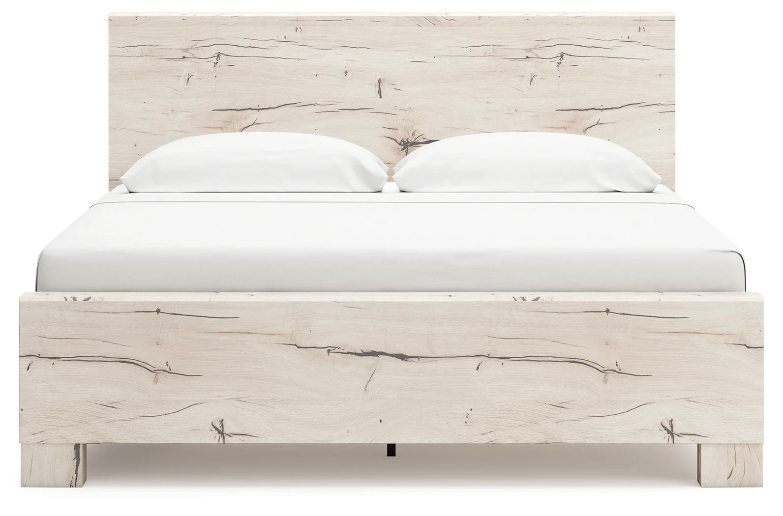 Lawroy Light Natural King Panel Bed with Storage (Online Special Price) - Image 5