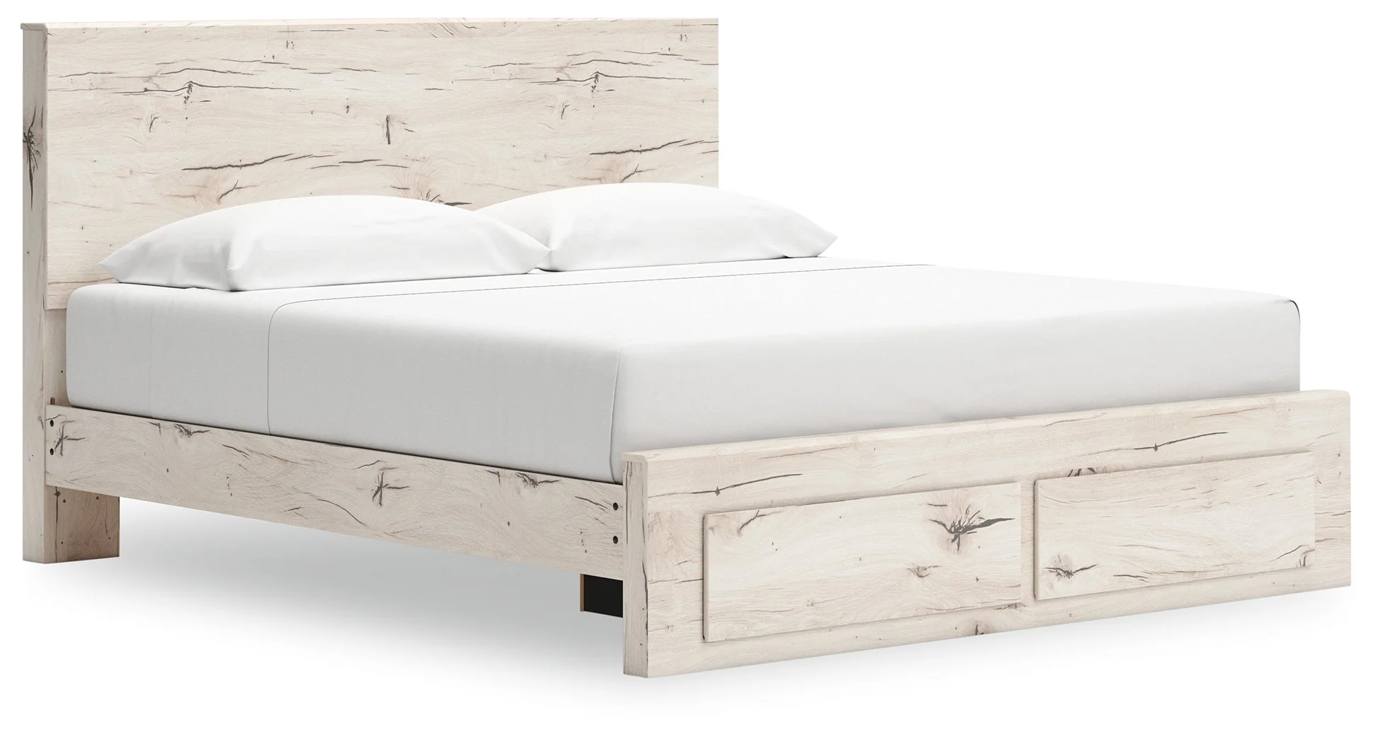Lawroy Light Natural King Panel Storage Bed (Online Special Price) - Image 2