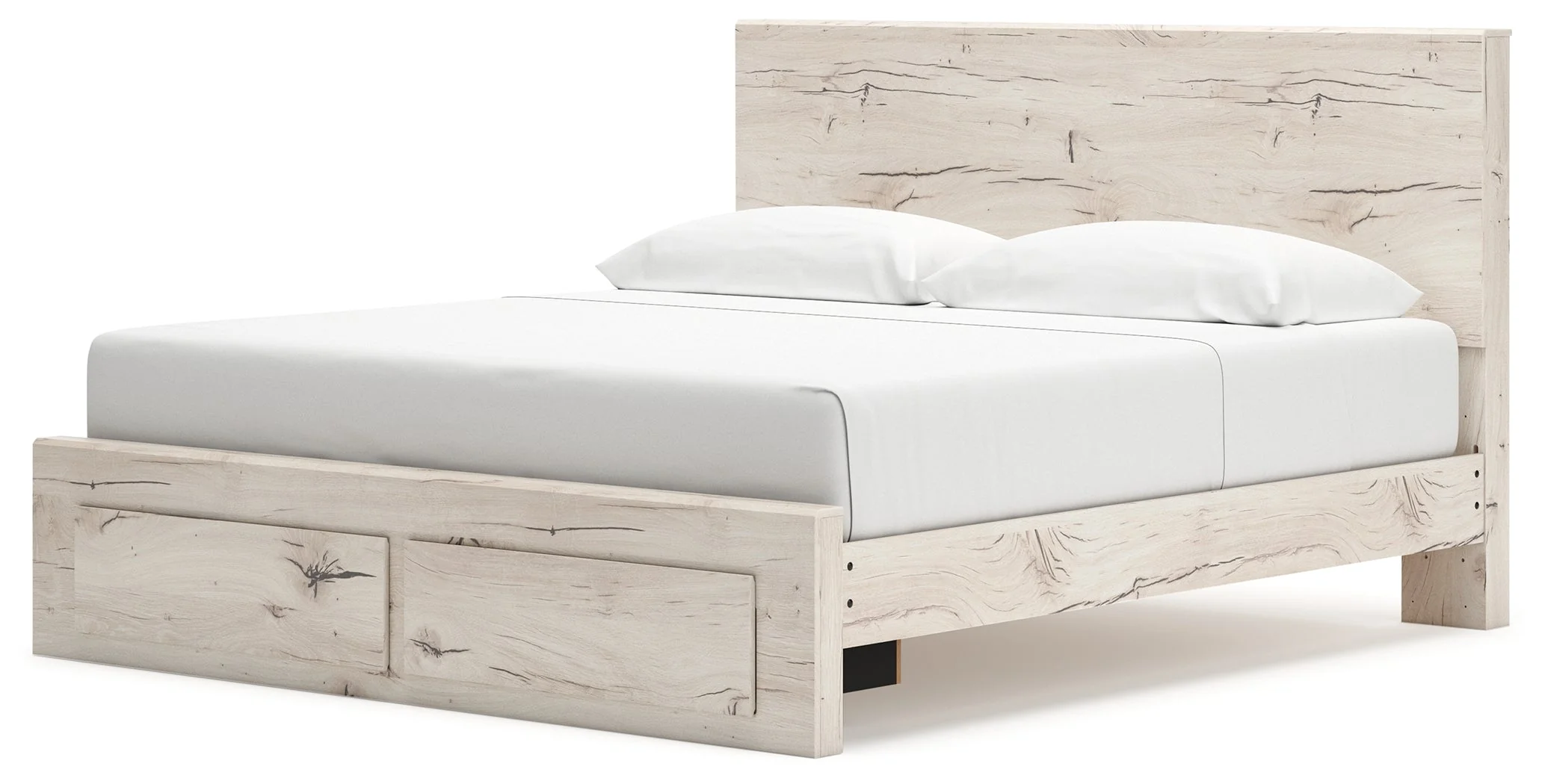 Lawroy Light Natural King Panel Storage Bed (Online Special Price) - Image 4