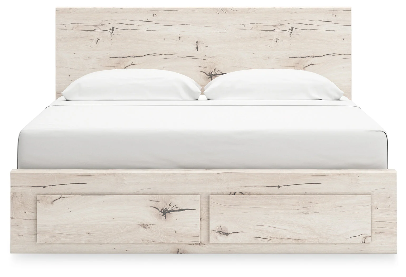 Lawroy Light Natural King Panel Storage Bed (Online Special Price) - Image 5